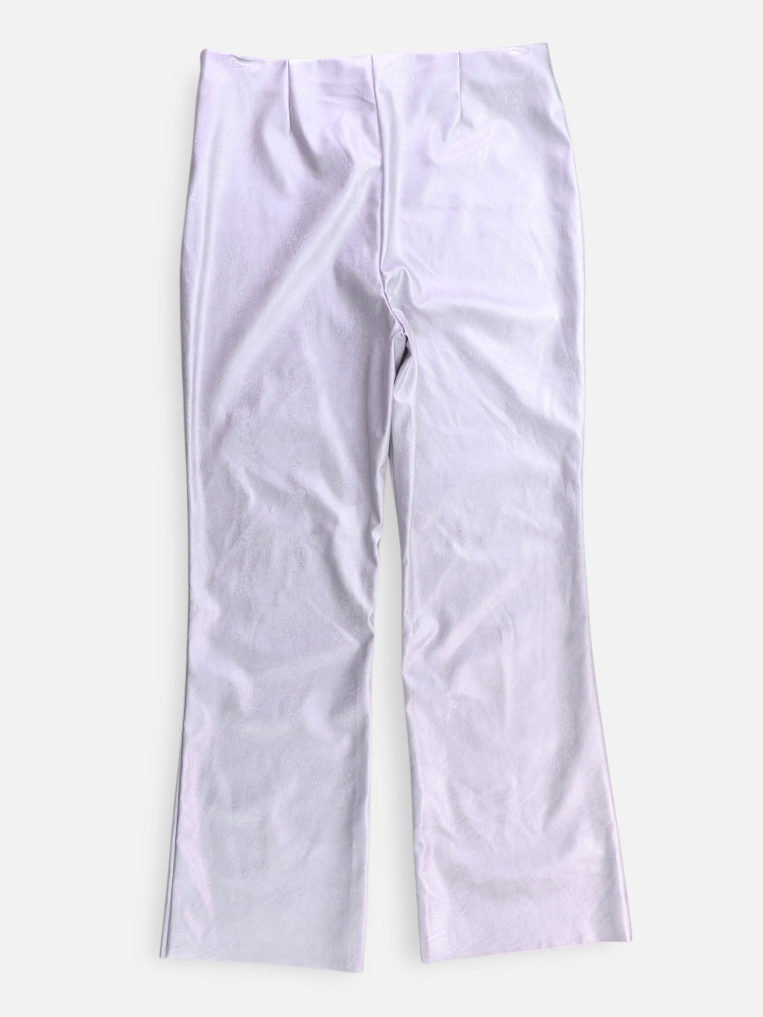 Pantalon Regular Fit Cuero - Mujer - Medium
