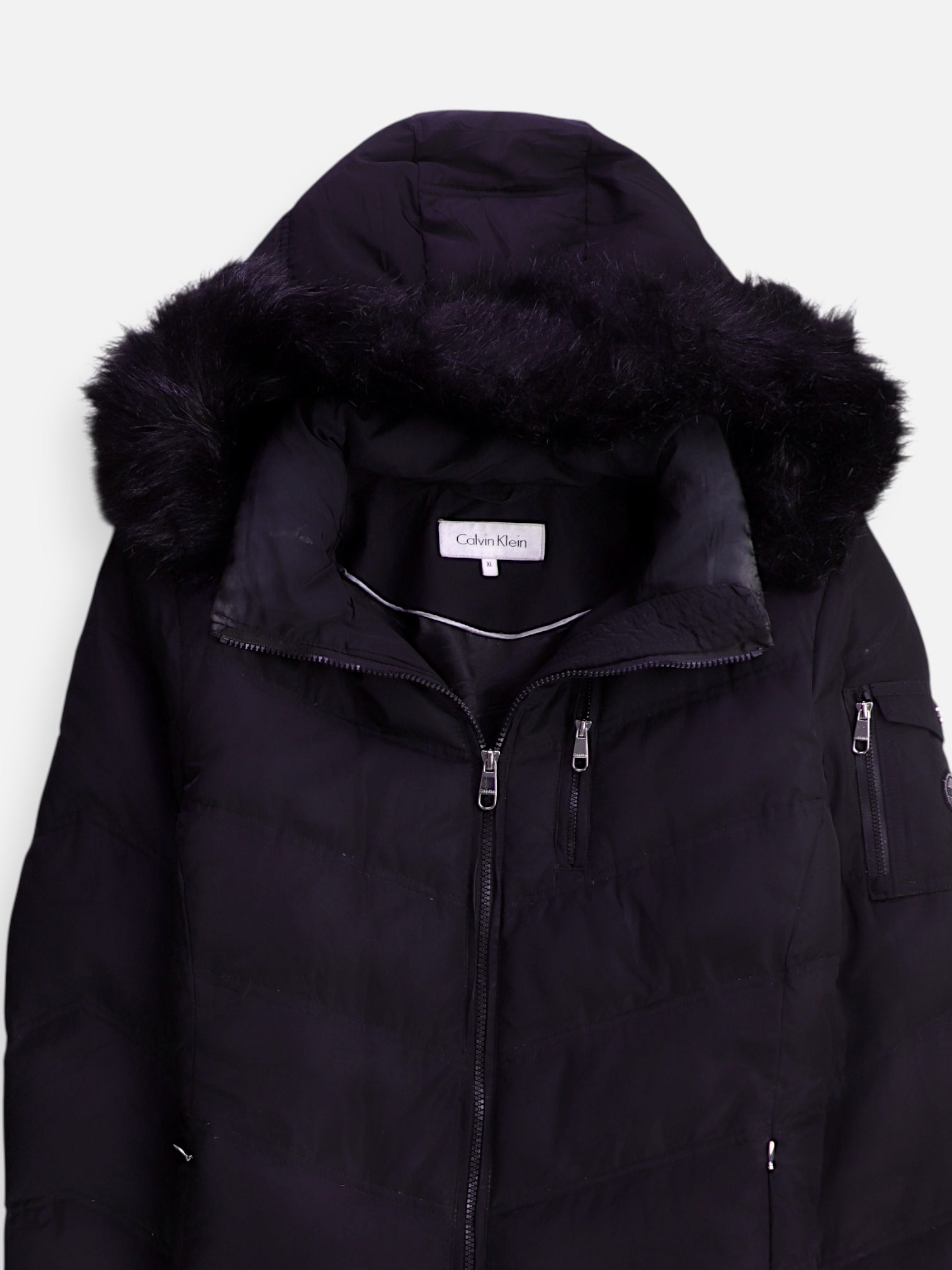 Calvin Klein Abrigo Impermeable Puffer - Mujer - XL