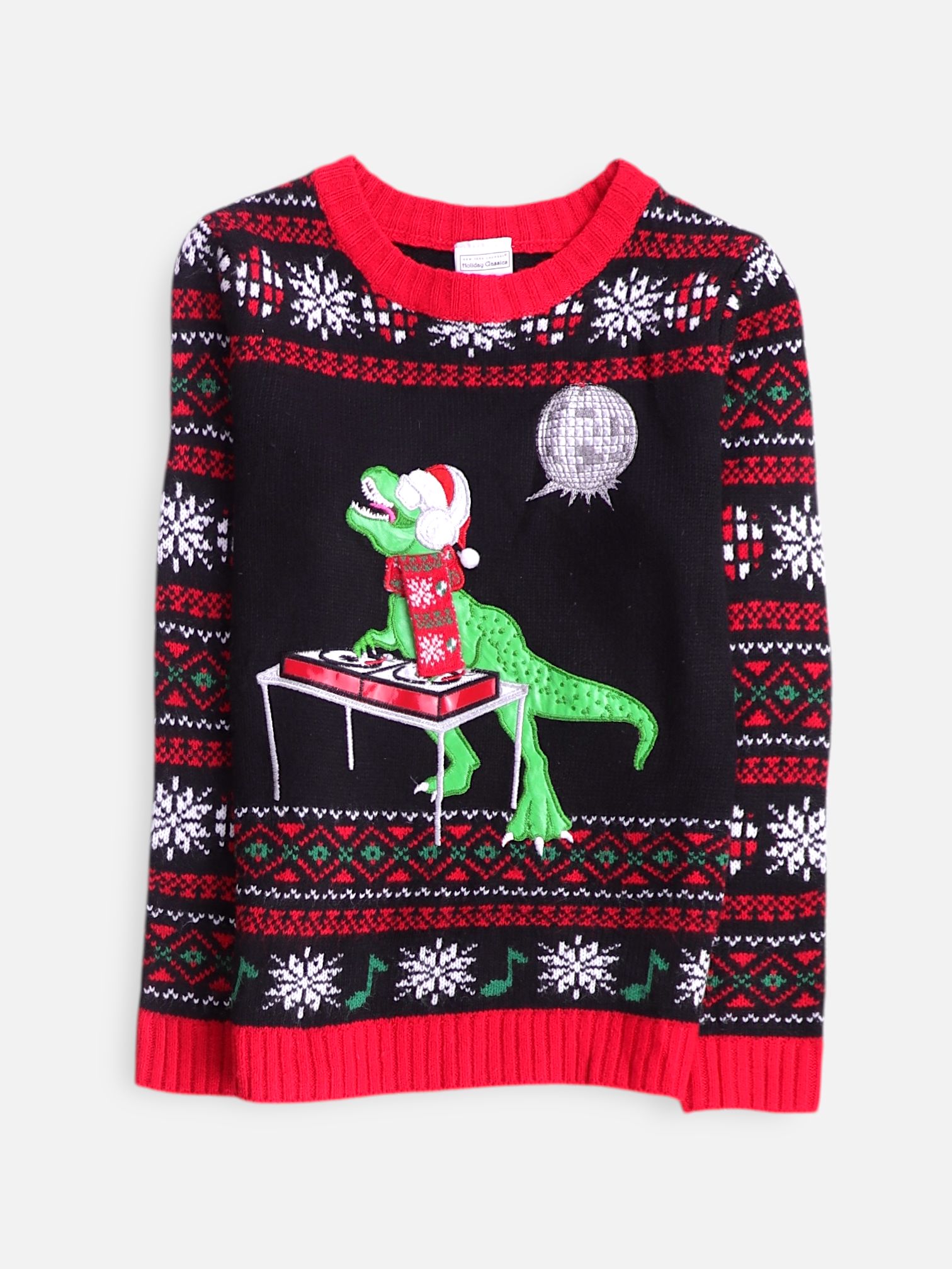 Sueter Knit Navideño - Niño - Medium - 8-9Y (Años)