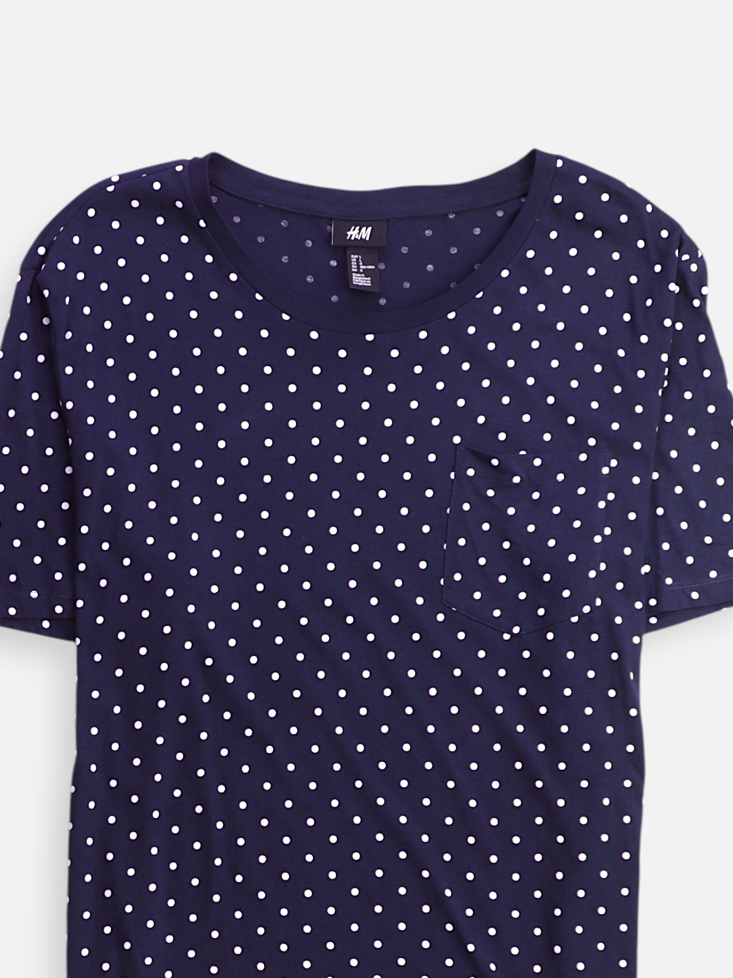 H&M Camiseta Basic - Mujer - Large