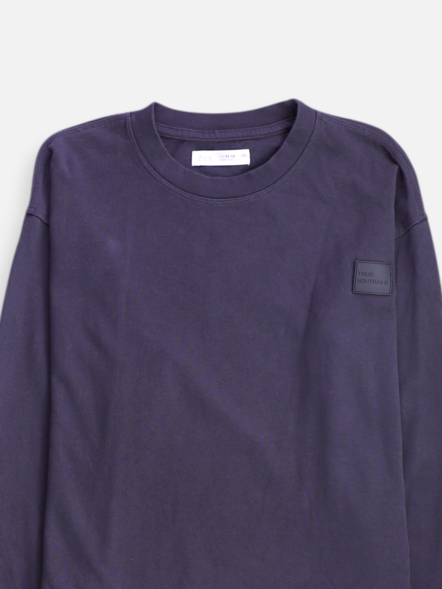 ZARA Sudadera Sweatshirt Basic - Niña - N/A - 11-12Y (Años)