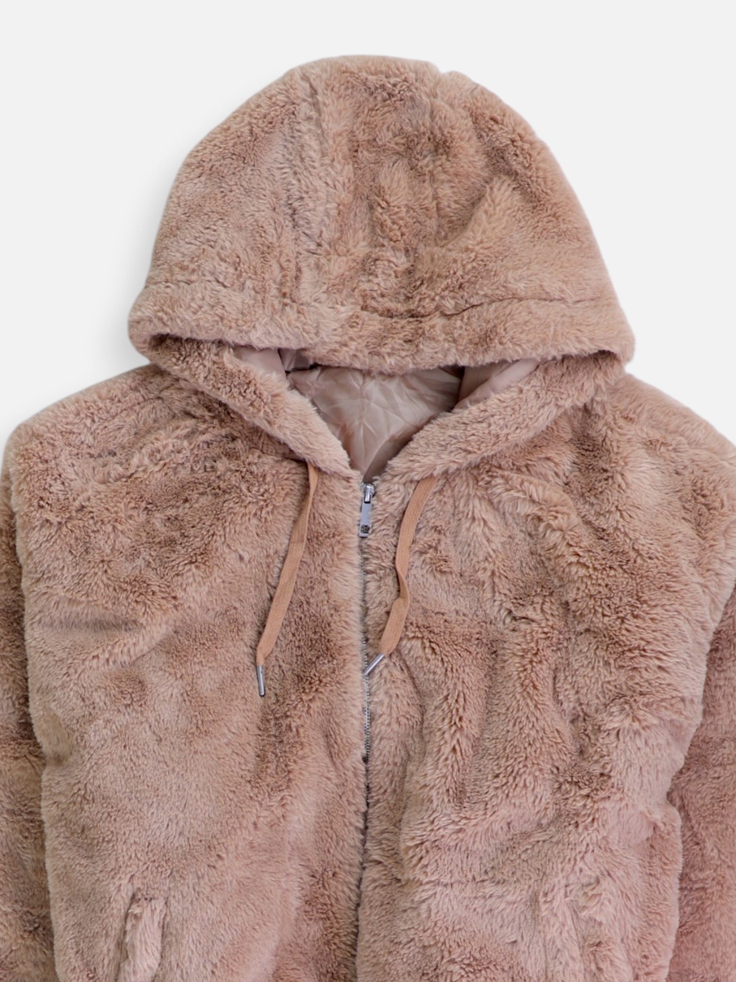 TIME THRU Chaqueta Casual Teddy - Mujer - XL
