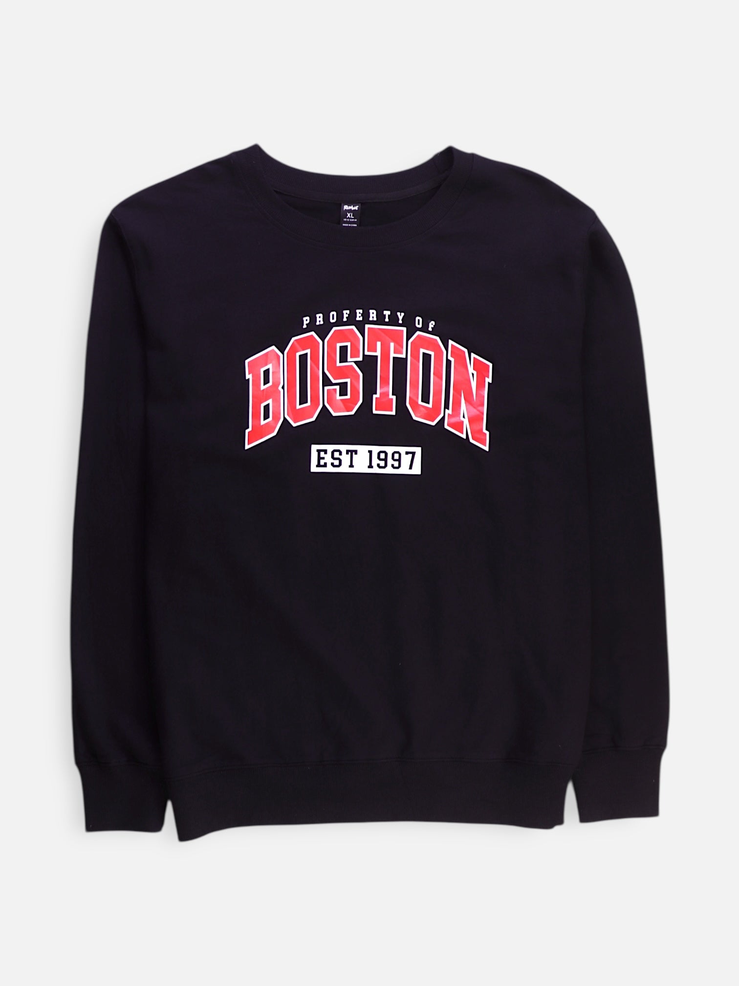 Romwe Sudadera Sweatshirt Varsity - Mujer - XL