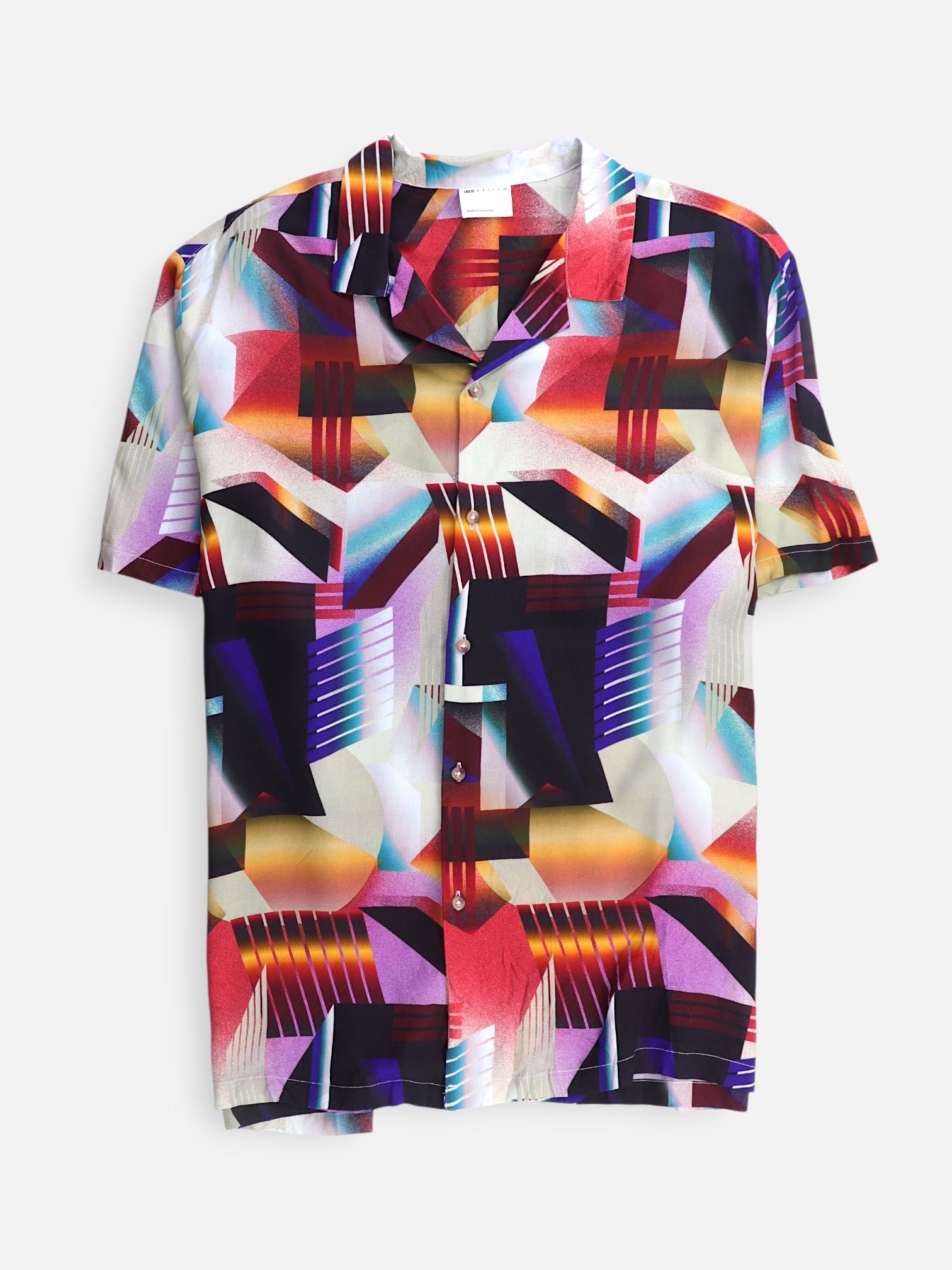 ASOS Camisa Color Block - Hombre - 2XL