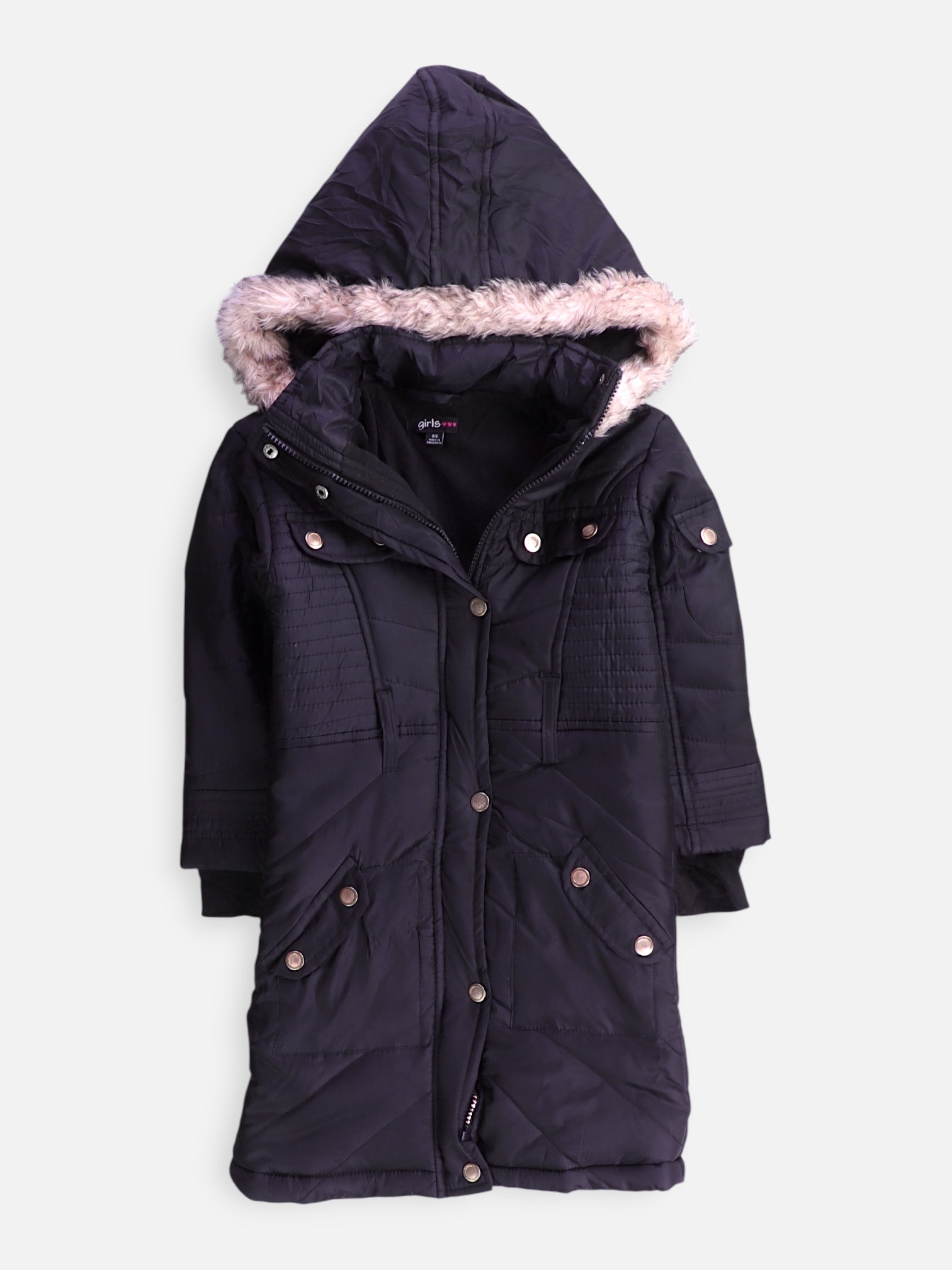Abrigo Impermeable Puffer - Niña - Small - 5-6Y (Años)