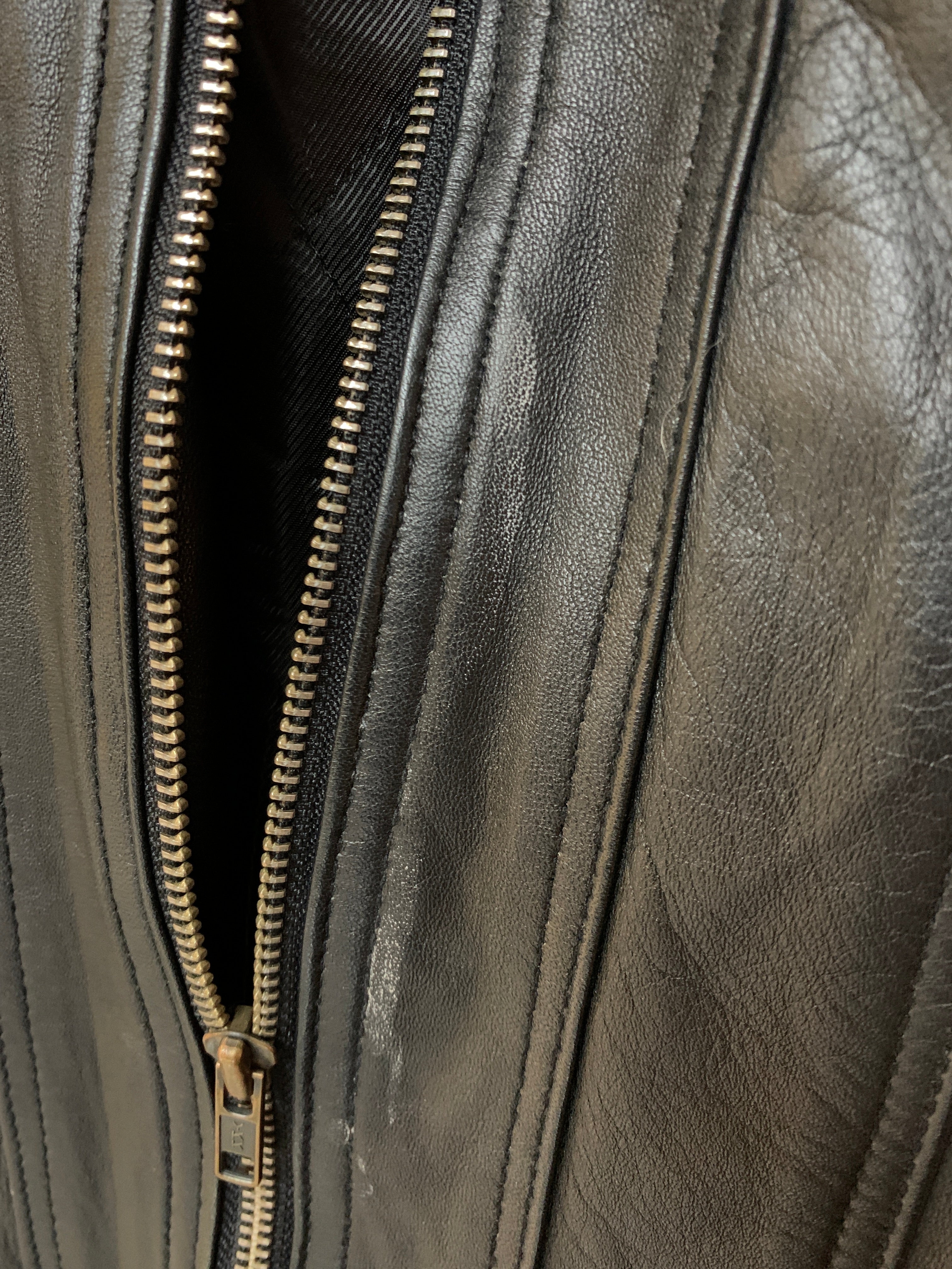 Chaqueta Cuero Basic - Hombre - Medium