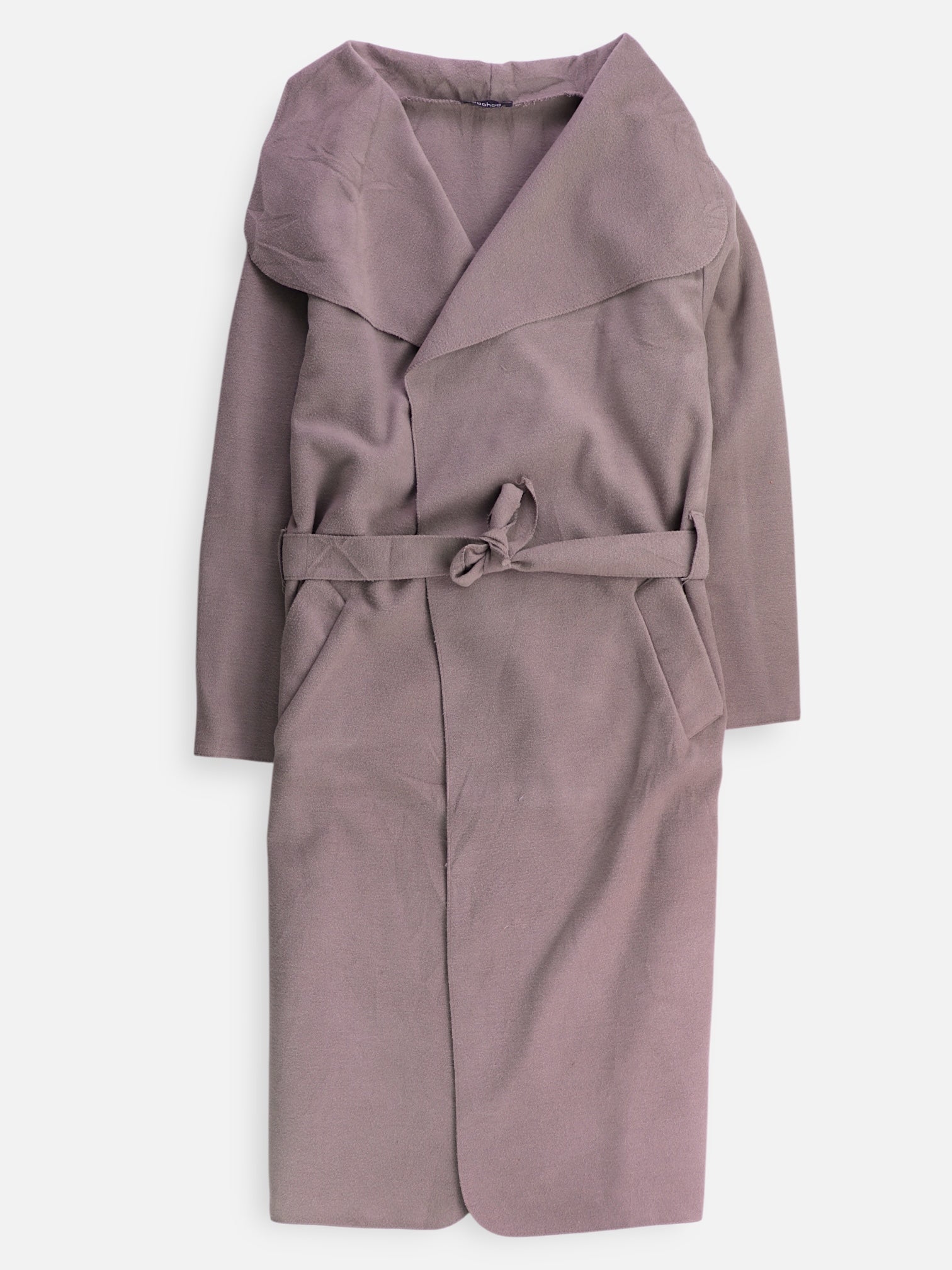 BOOHOO Abrigo Largo Casual - Mujer - Medium