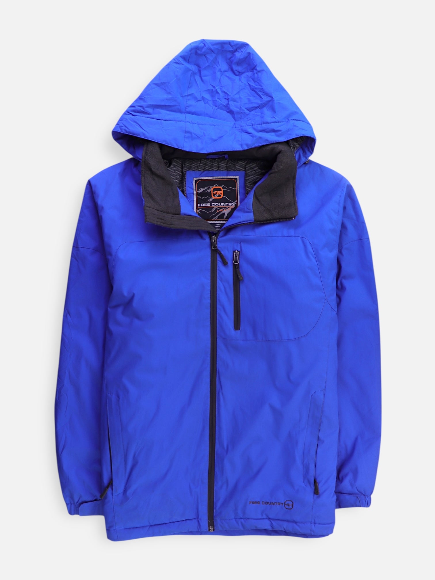 FREE COUNTY Chaqueta Casual Impermeable - Hombre - Large