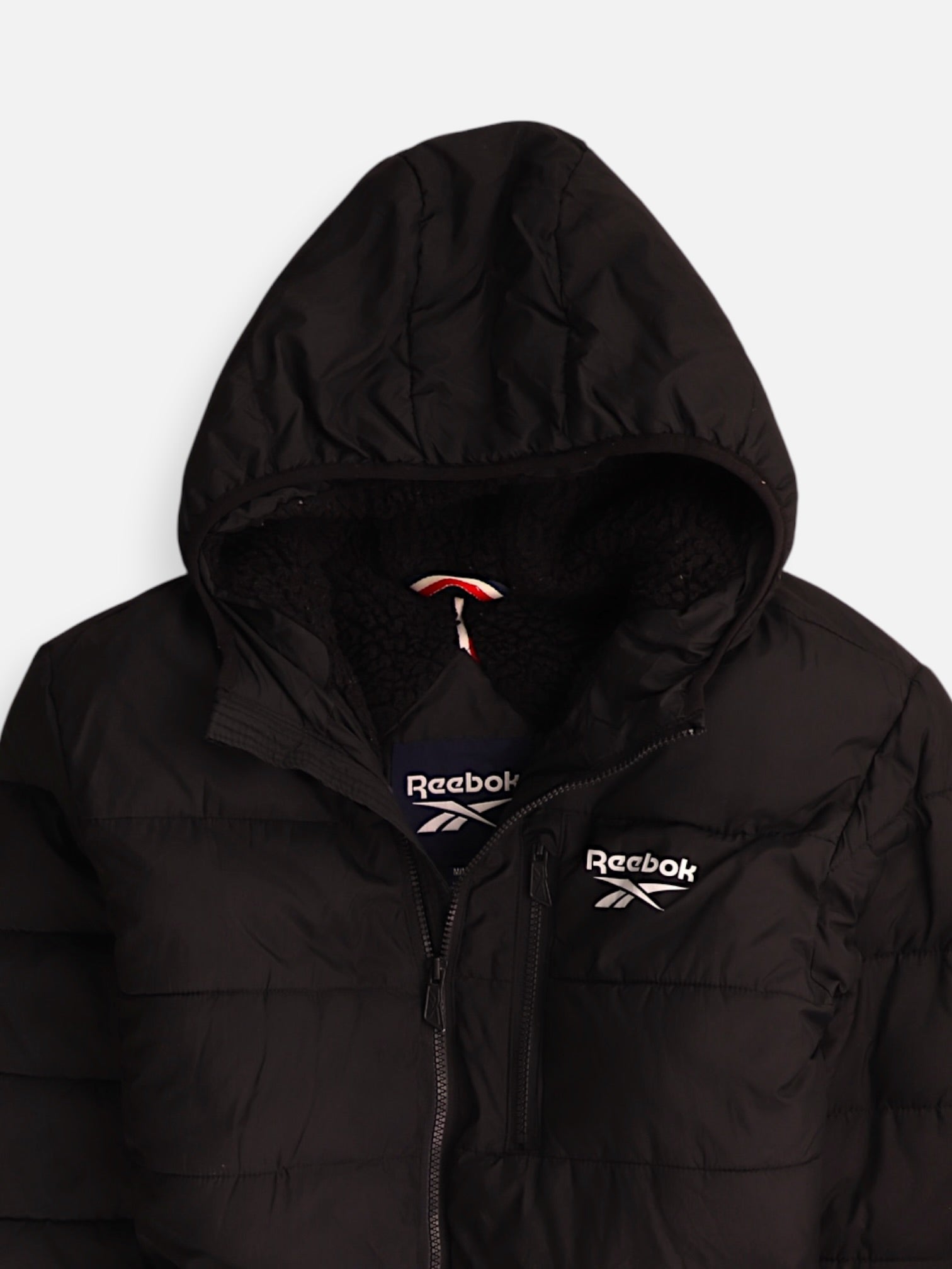 Reebok Chaqueta Puffer Impermeable - Hombre - Medium