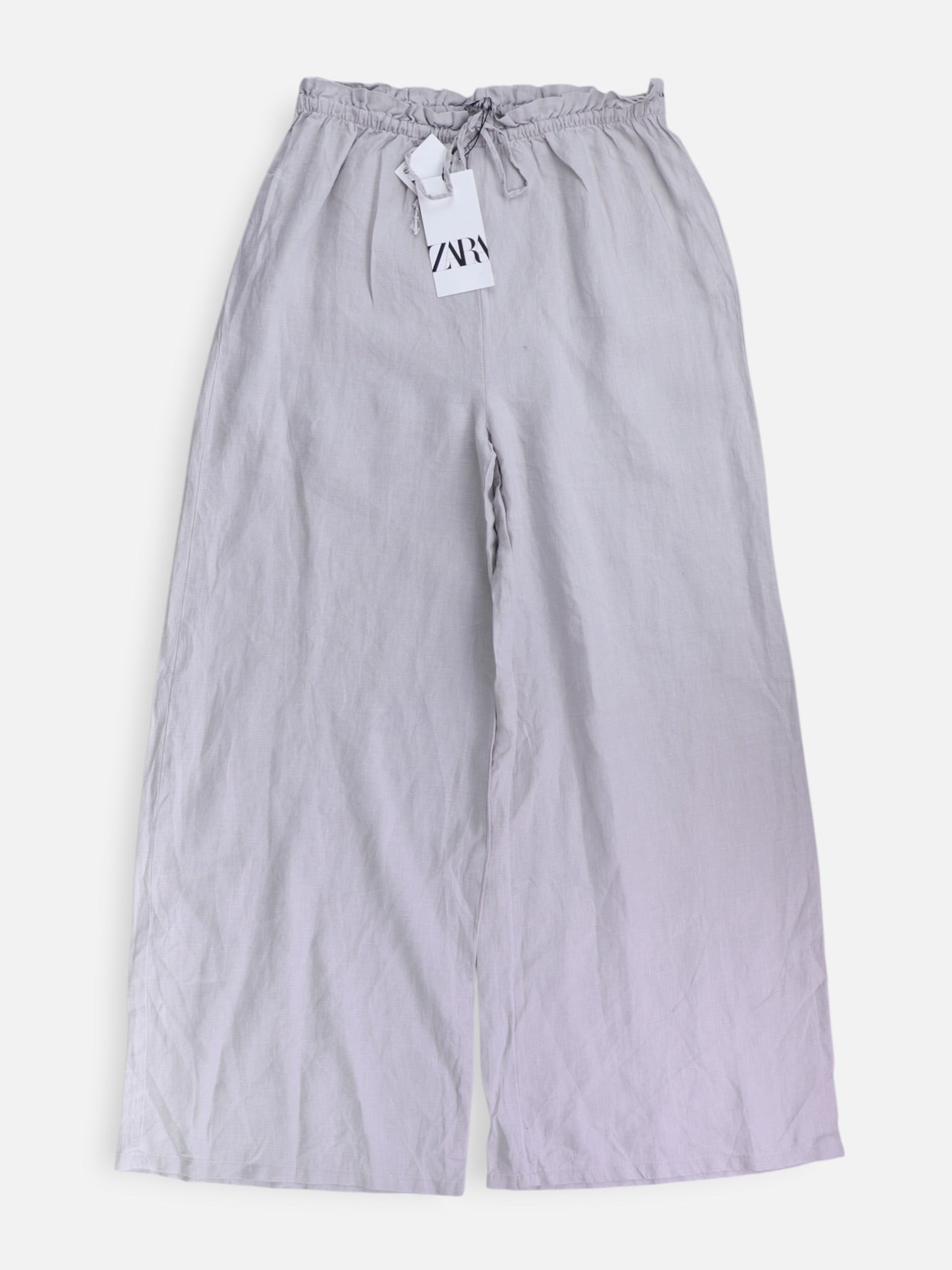 ZARA Pantaloneta Lino - Mujer - Small