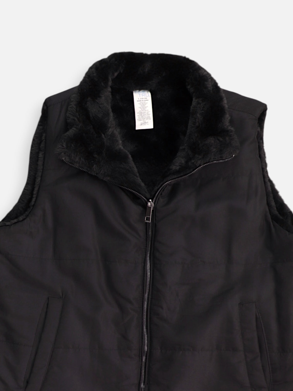 TIME THRU Chaleco Reversible - Mujer - Large