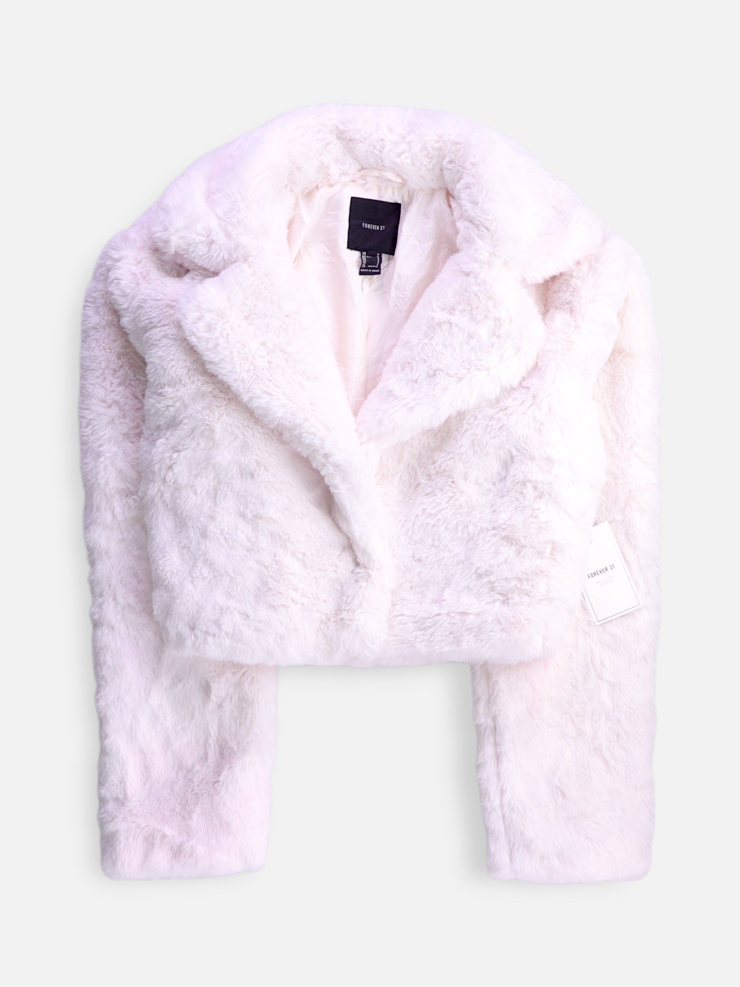 Forever 21 Chaqueta Casual Teddy - Mujer - Small