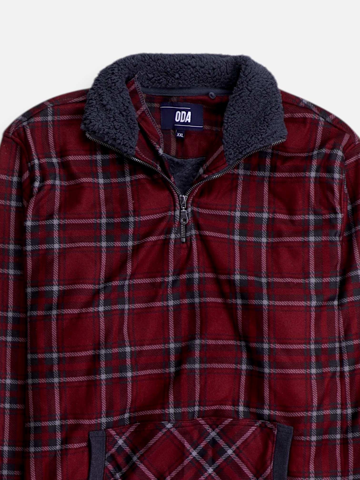 Sueter Fleece Color Block - Hombre - 2XL