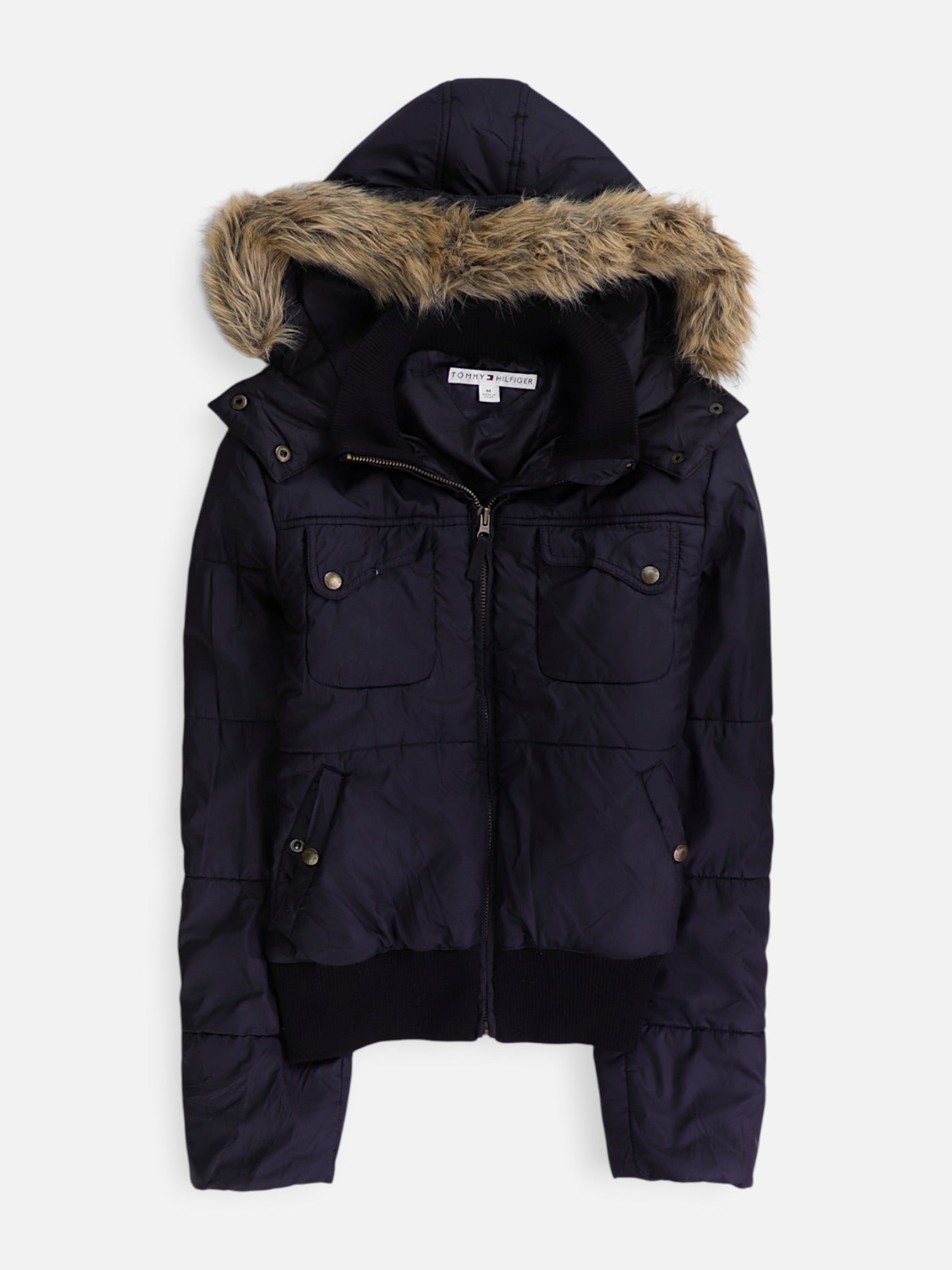 Tommy Hilfiger Chaqueta Puffer Impermeable - Mujer - Medium