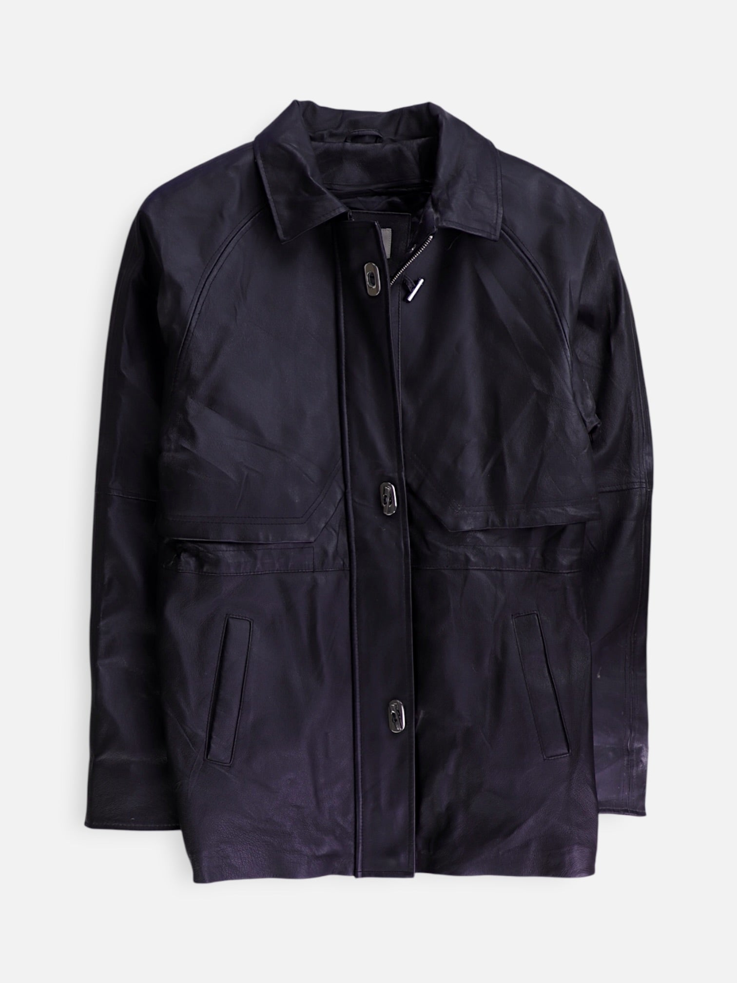 Croft & Barrow Chaqueta Casual Cuero - Hombre - Small