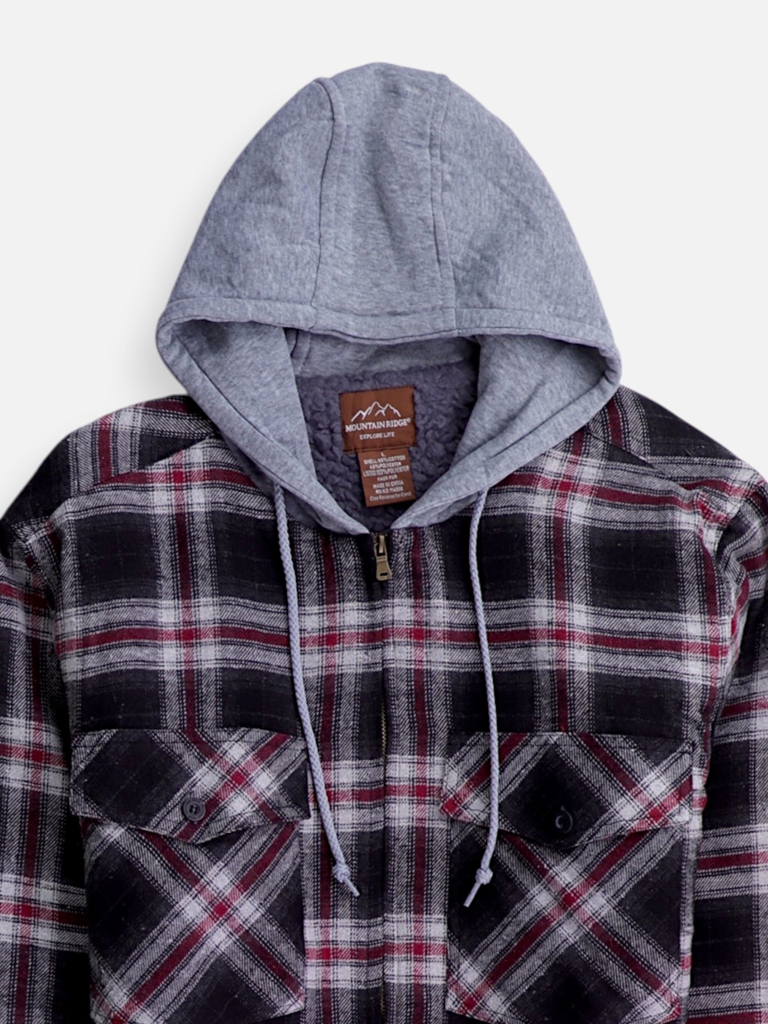 Chaqueta Sobrecamisa Plaid Types - Hombre - Large