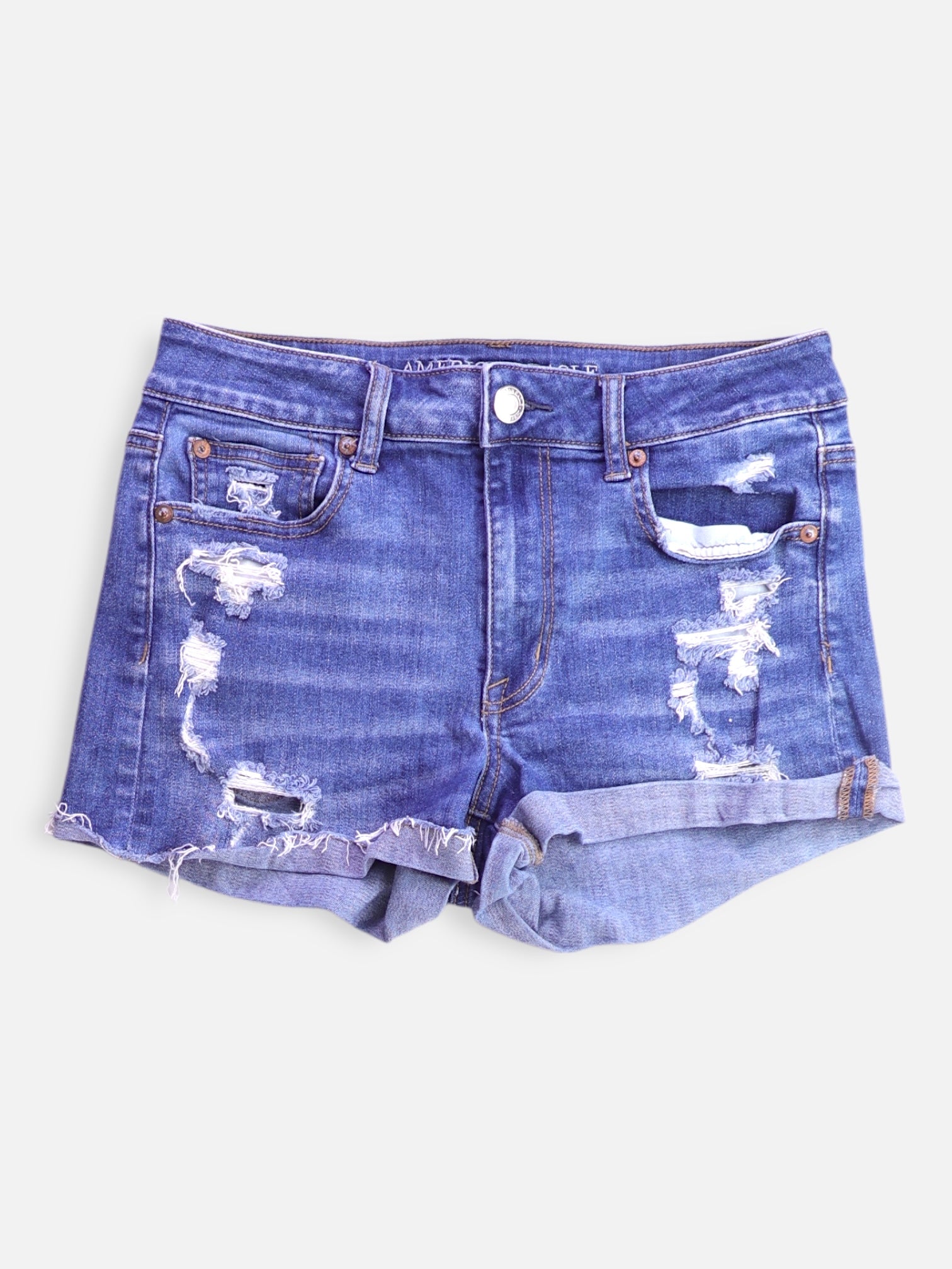 American Eagle Shorts Denim - Mujer - 8