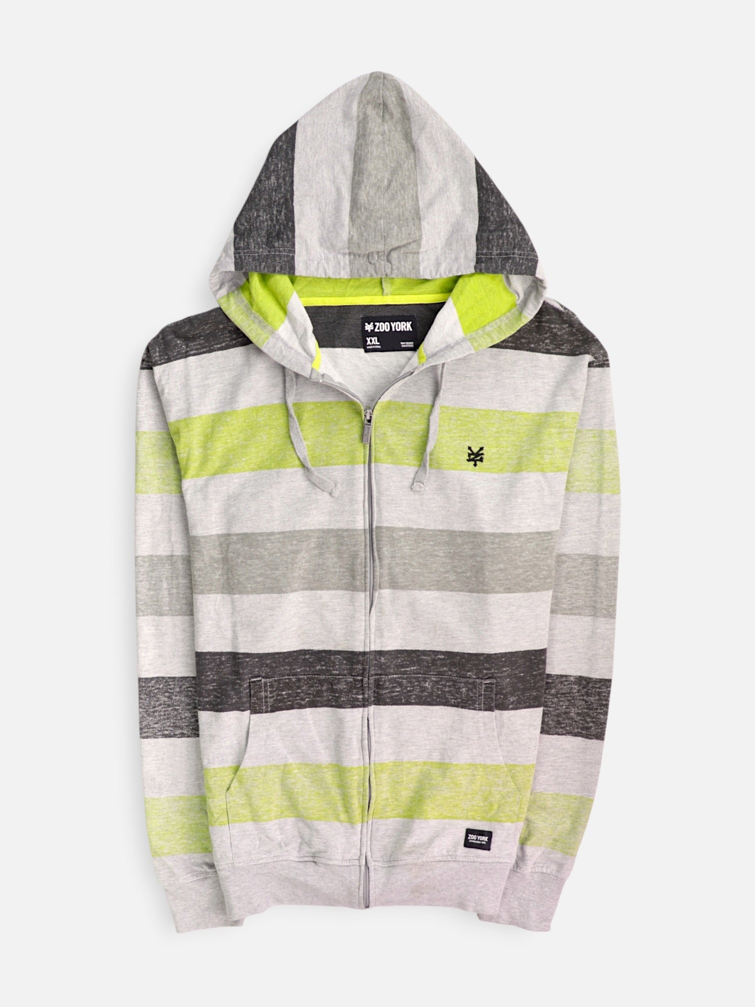 Sudadera Hoodie Color Block - Hombre - 2XL