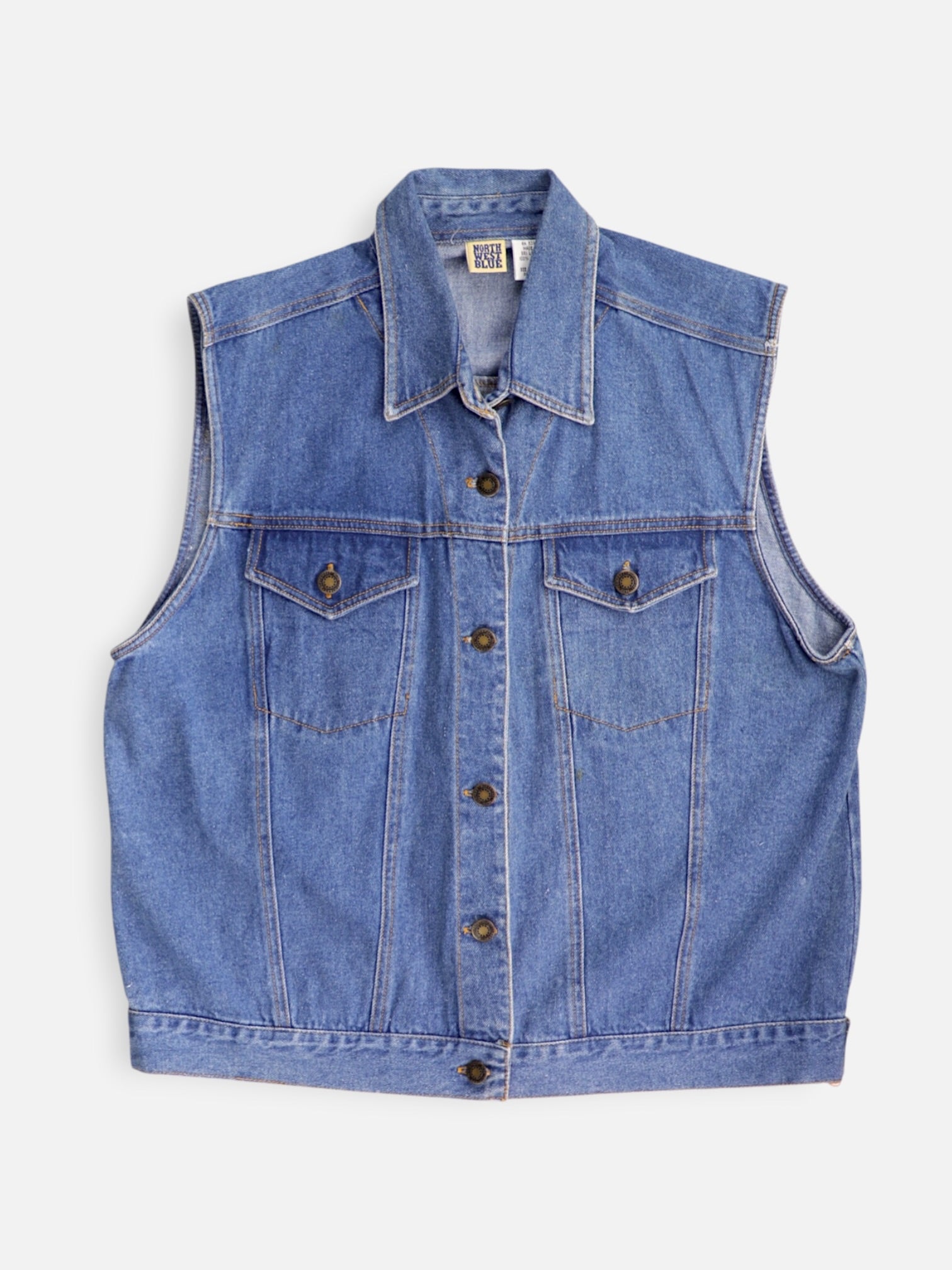 Chaleco Denim - Hombre - Large