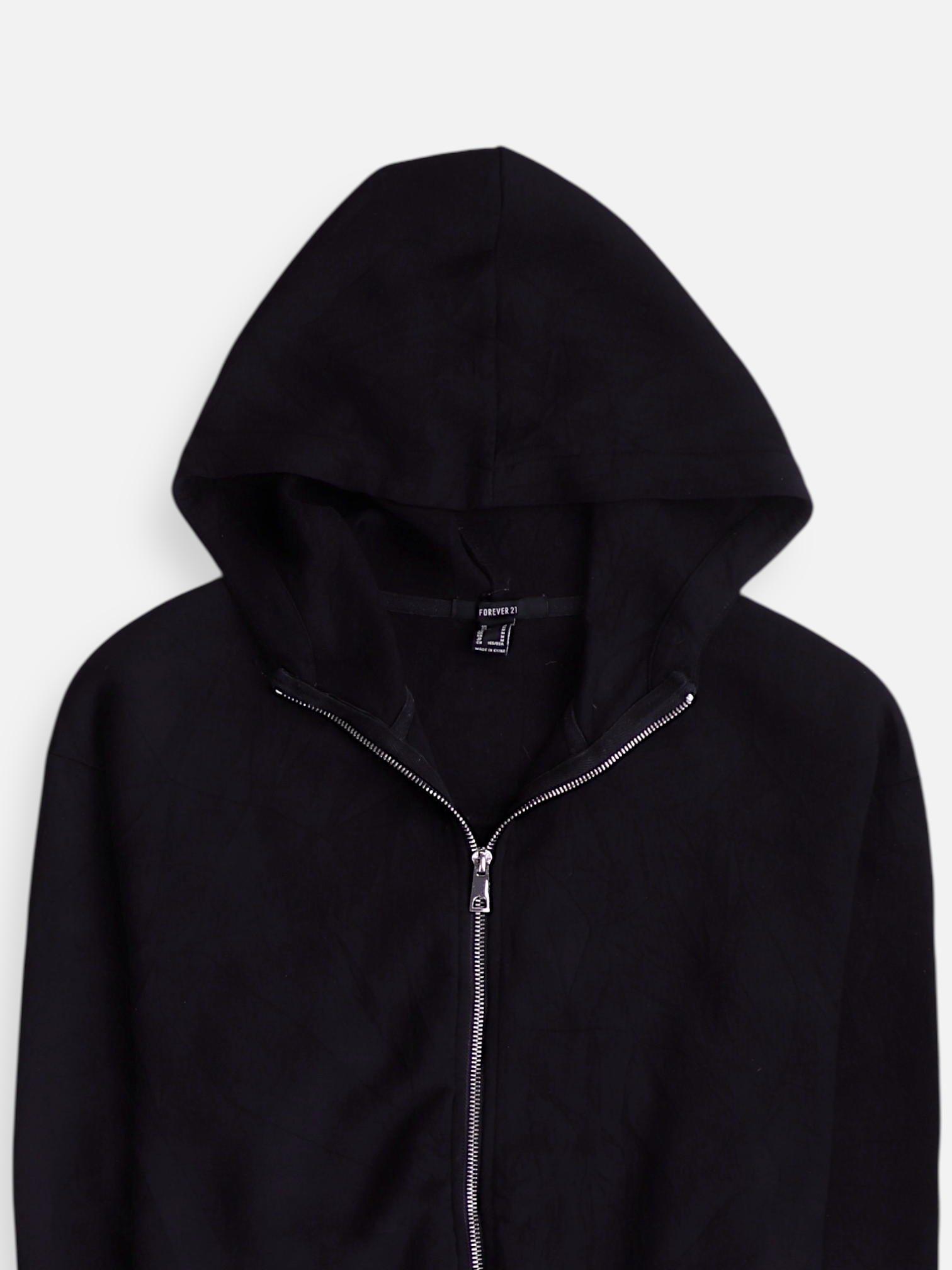 Forever 21 Sudadera Hoodie Basic - Mujer - Medium