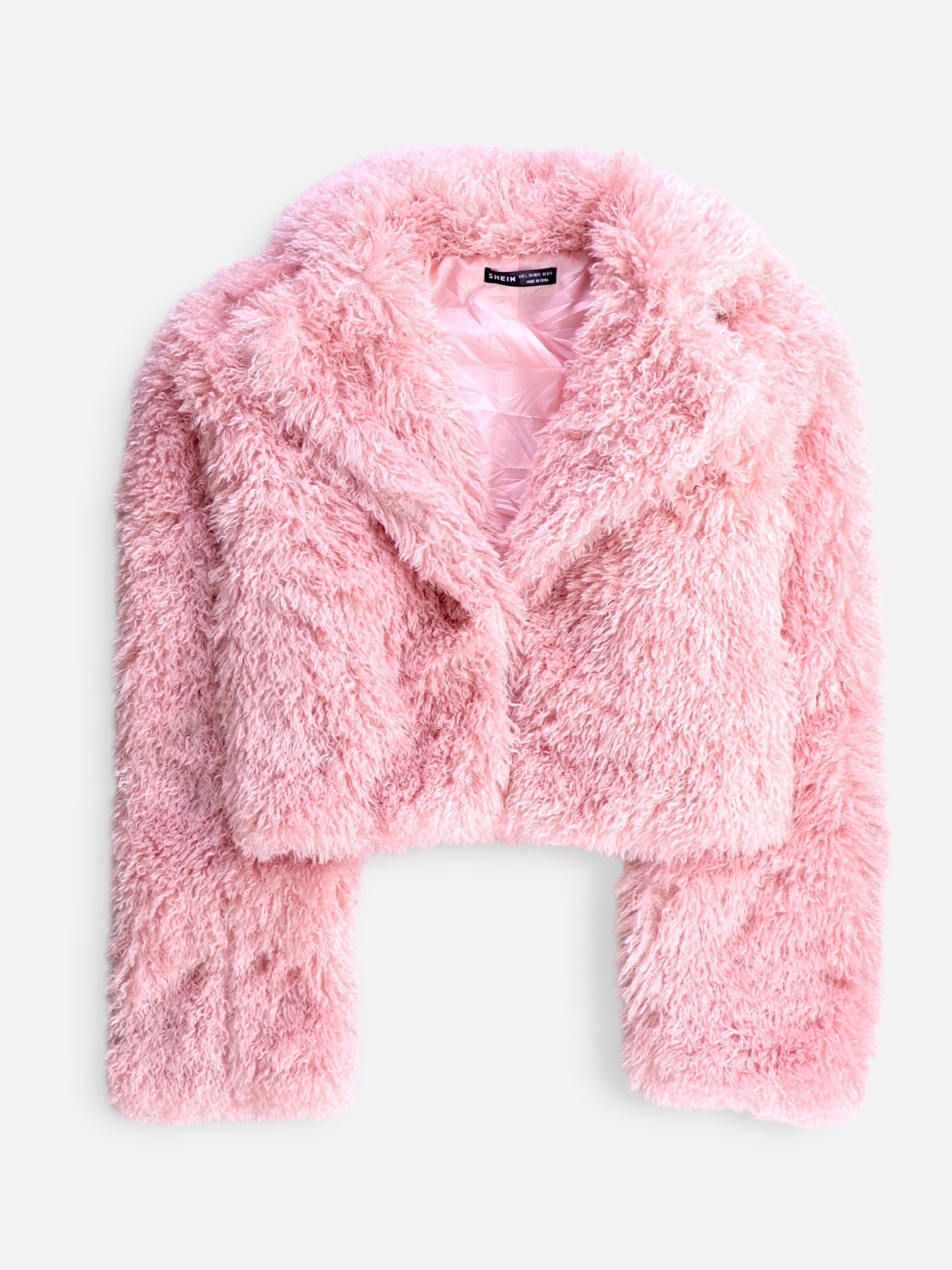 SHEIN Chaqueta Casual Teddy - Mujer - Large