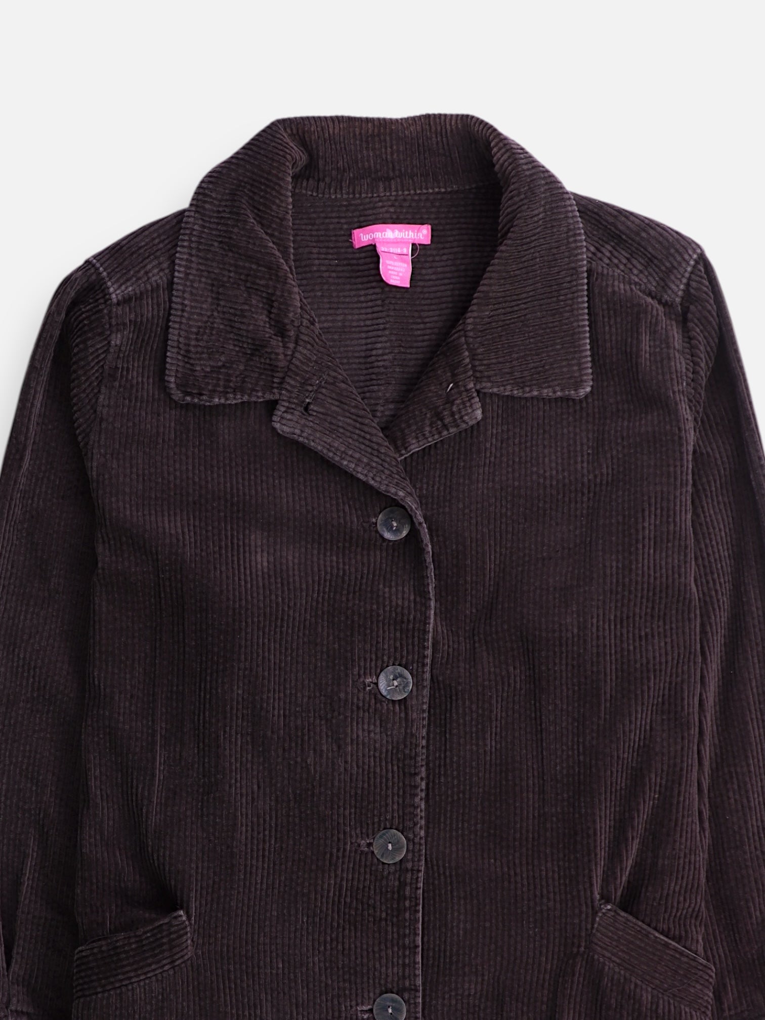 Chaqueta Casual Corduroy - Mujer - Large