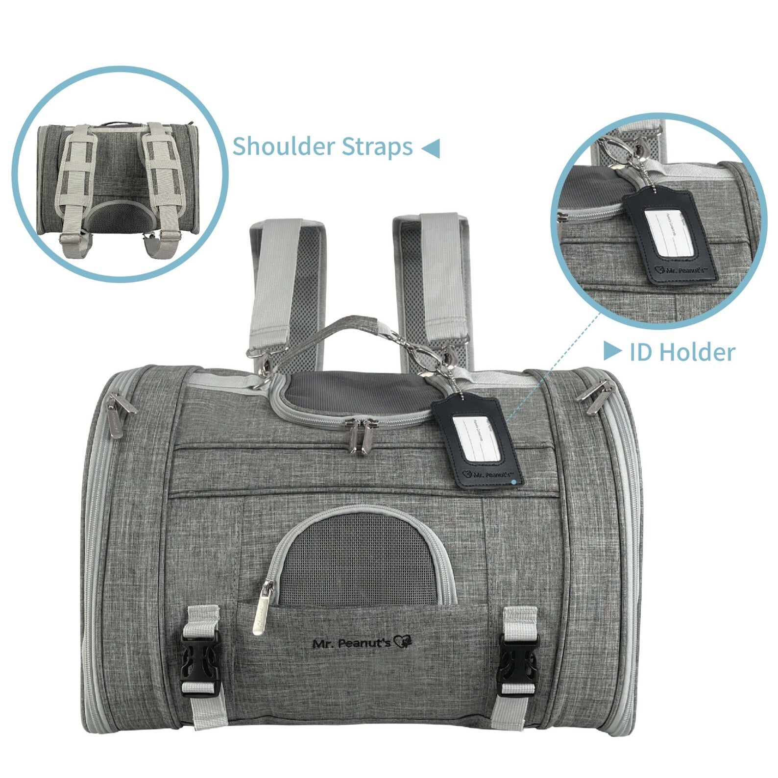 Mochila Transportadora Gato - Talla Única (One Size)