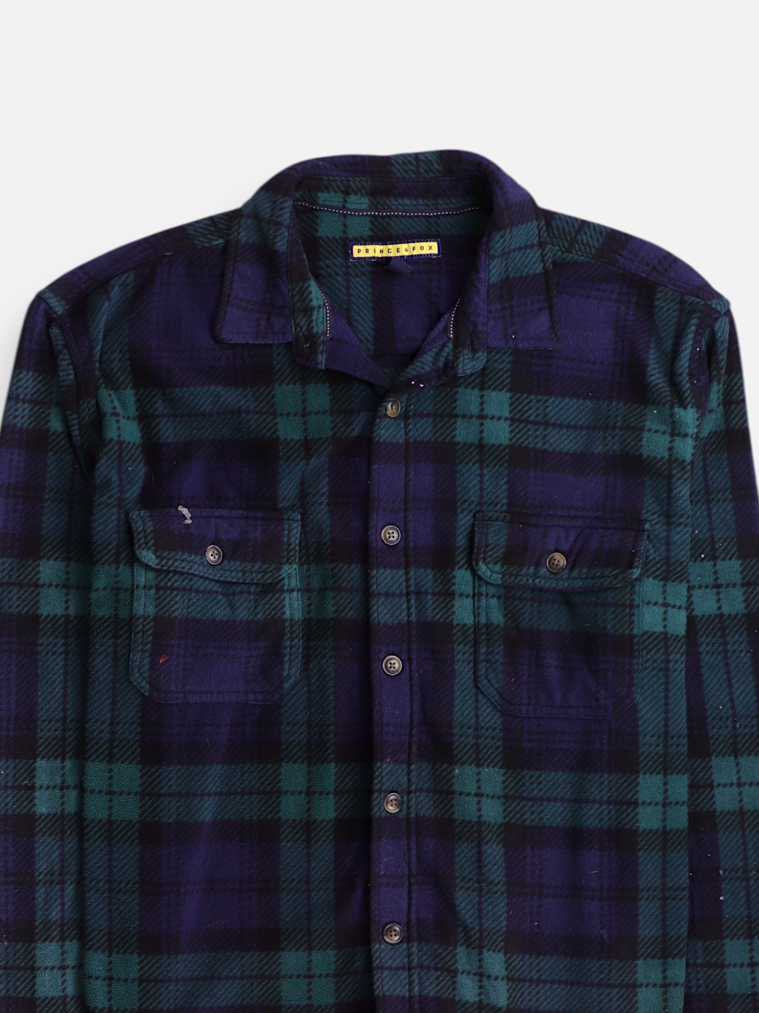 prince & fox  Chaqueta Sobrecamisa Color Block - Hombre - XL