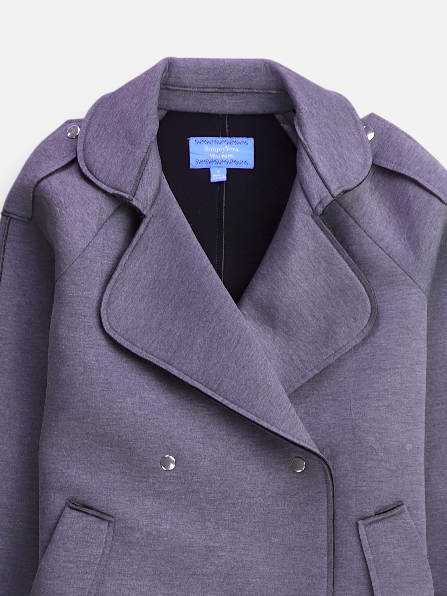 SIMPLY VERA VERAWANG Abrigo Donble breasted trench Casual - Mujer - Small