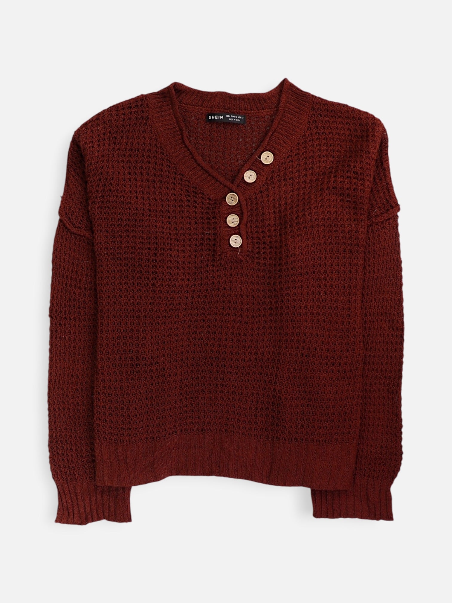 SHEIN Sueter Knit Casual - Mujer - Large