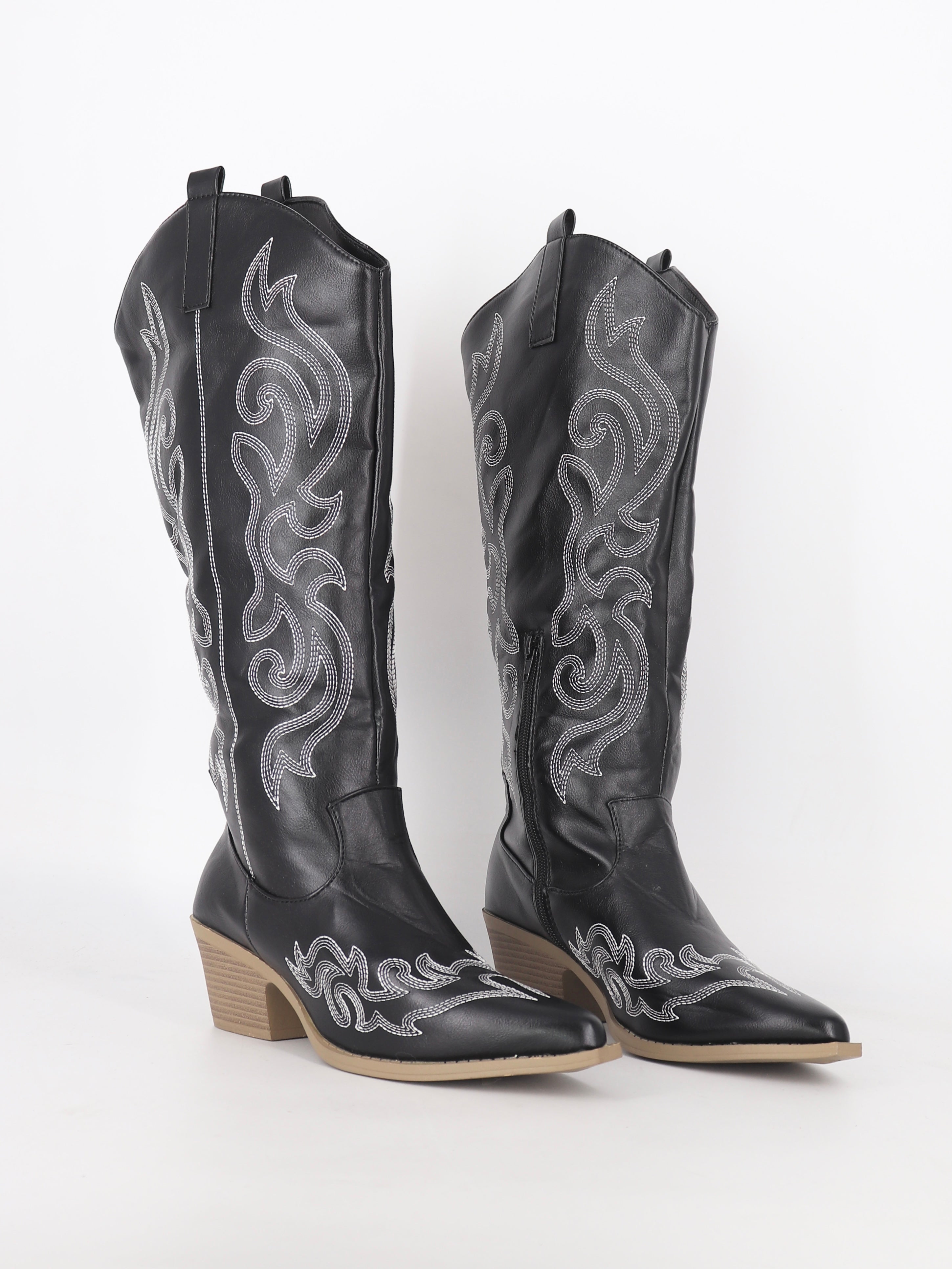 Botas Vaquero Cuero - Mujer - US 9.5