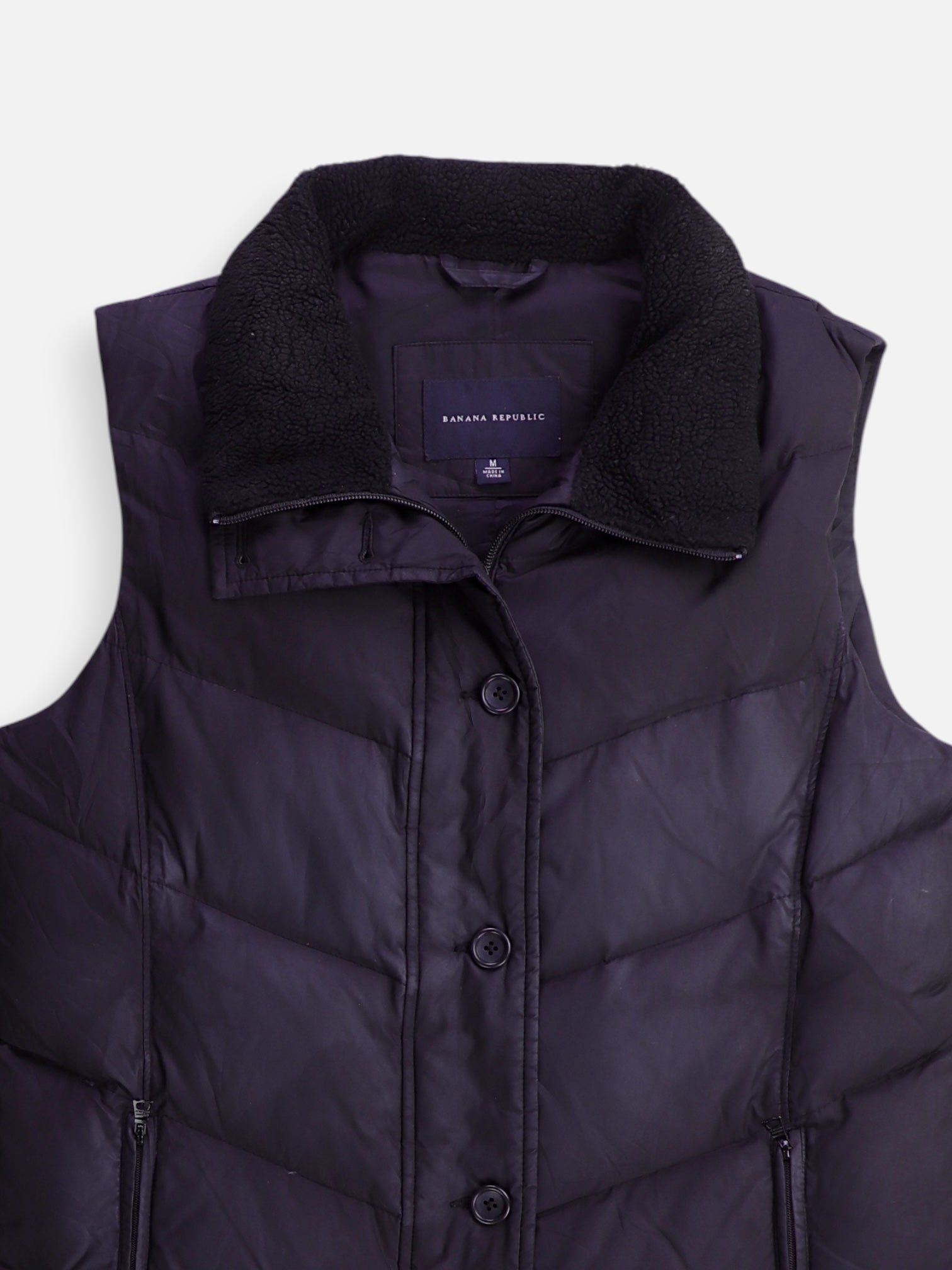 Banana Republic Chaleco Puffer - Hombre - Medium