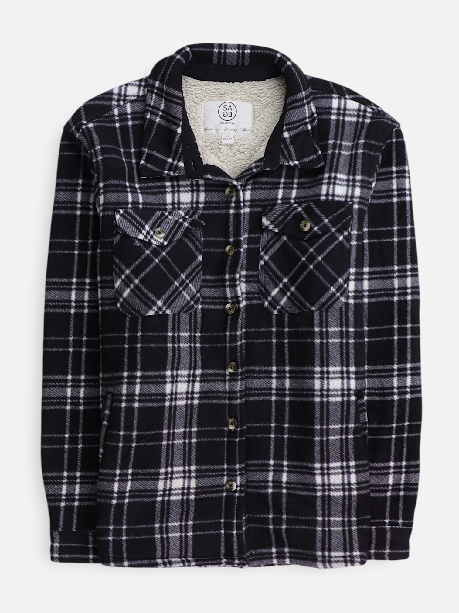 Chaqueta Sobrecamisa Basic - Mujer - Large