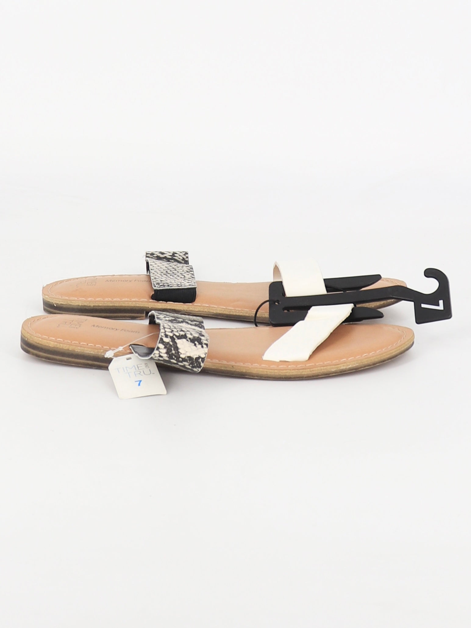 TIME THRU Sandalias Casual Cuero - Mujer - US 7