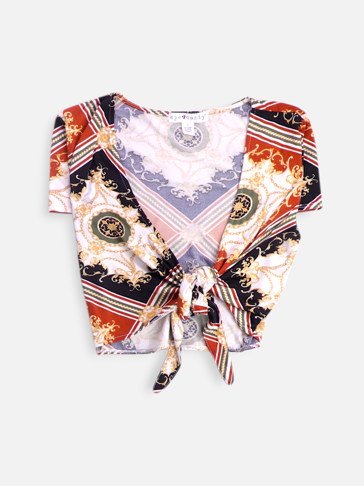 Blusa Crop Top - Mujer - Large