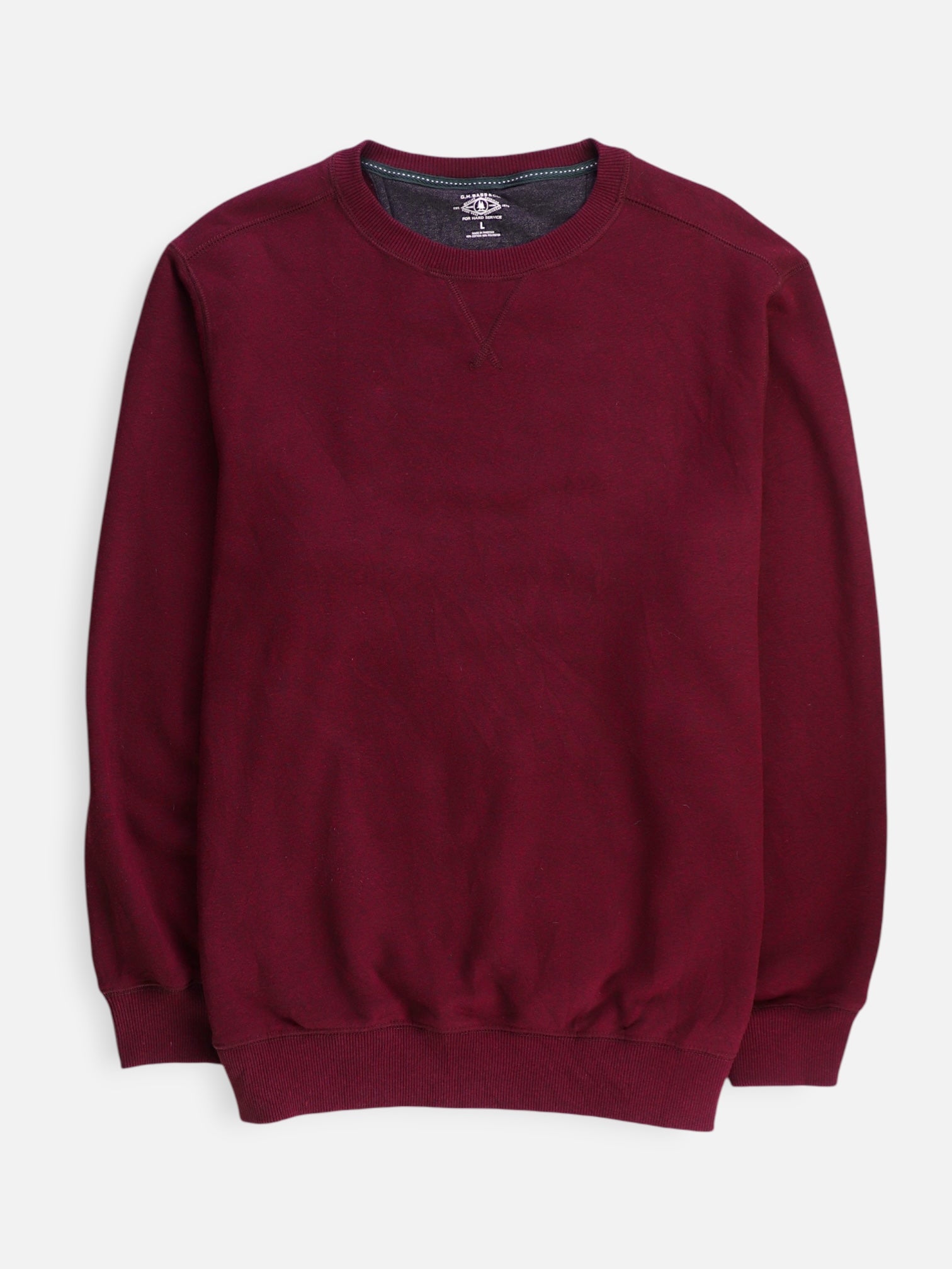 G.H. BASS & CO Sudadera Sweatshirt Basic - Hombre - Large