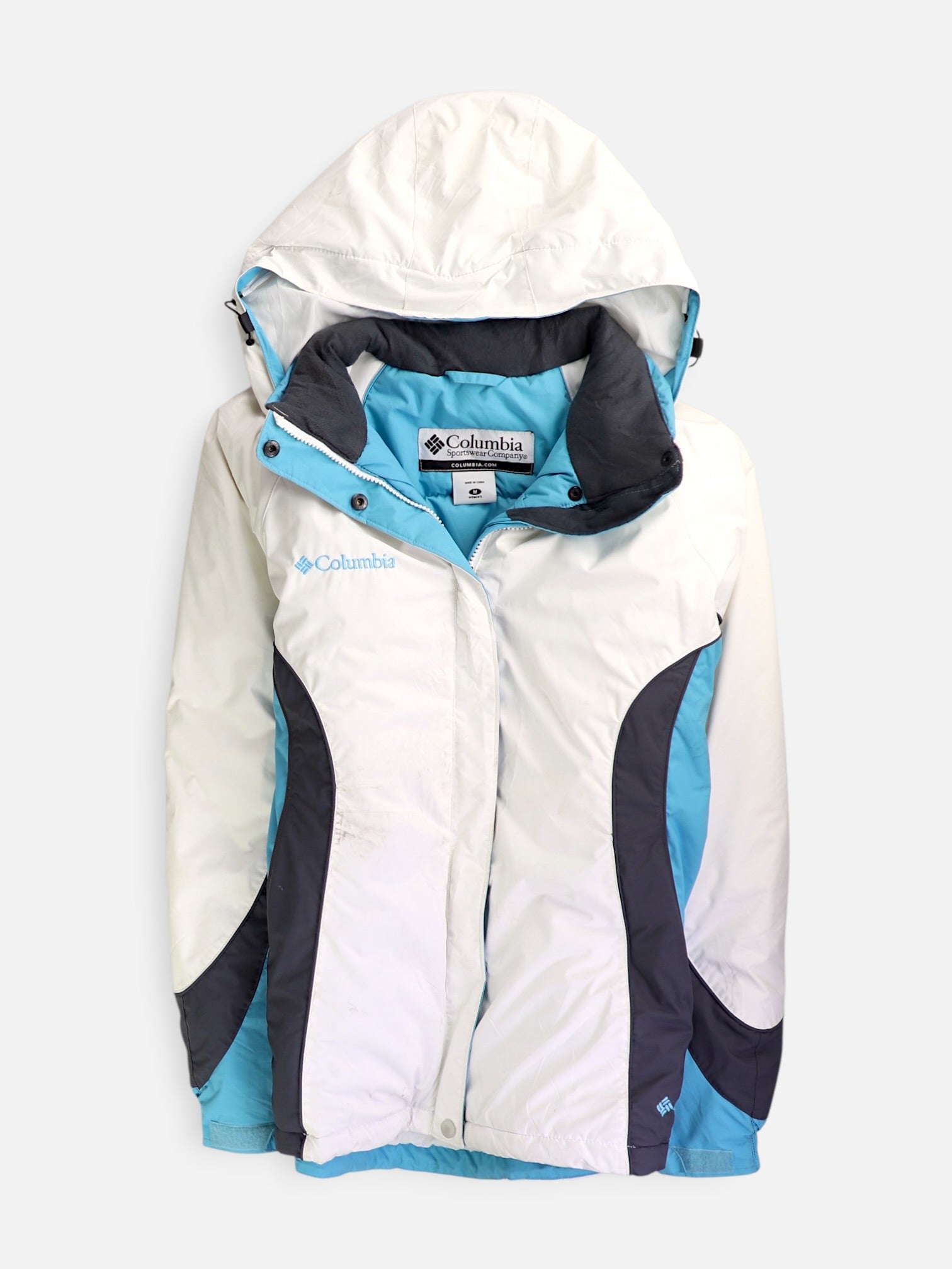 Columbia Chaqueta Impermeable Color Block - Mujer - Medium