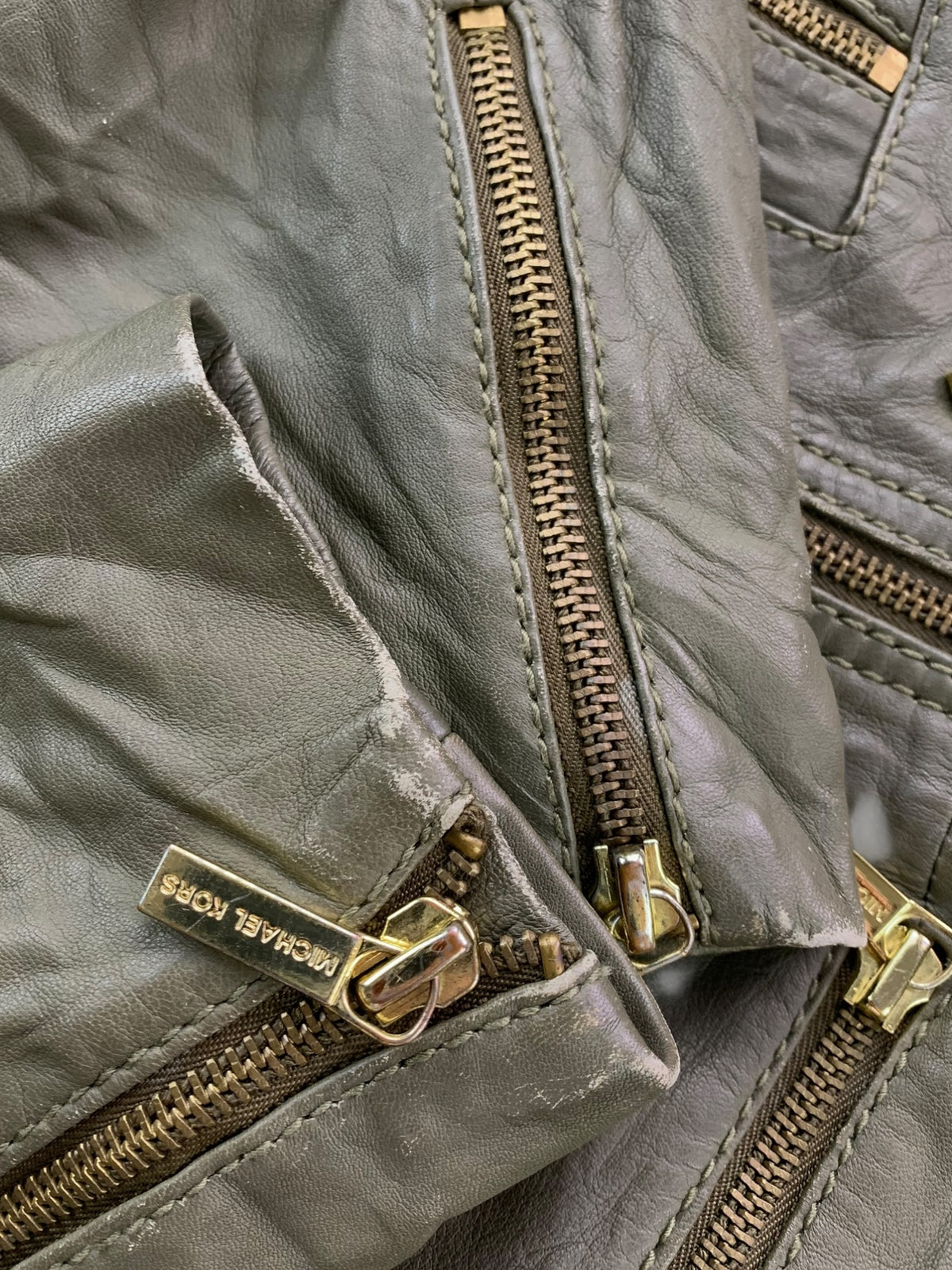 Michael Kors Chaqueta Cuero Basic - Mujer - XL