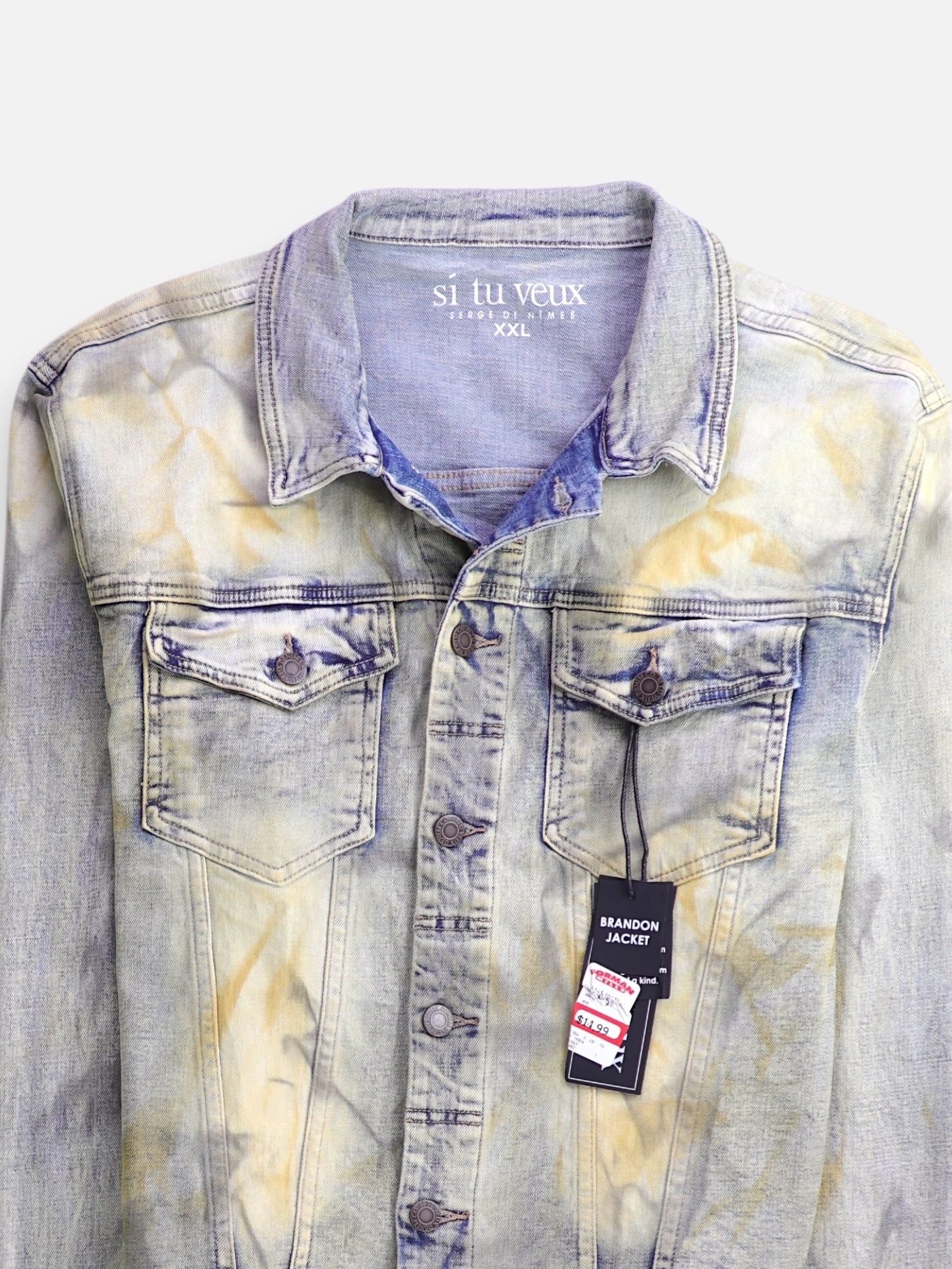 Chaqueta Denim  Basic - Hombre - 2XL