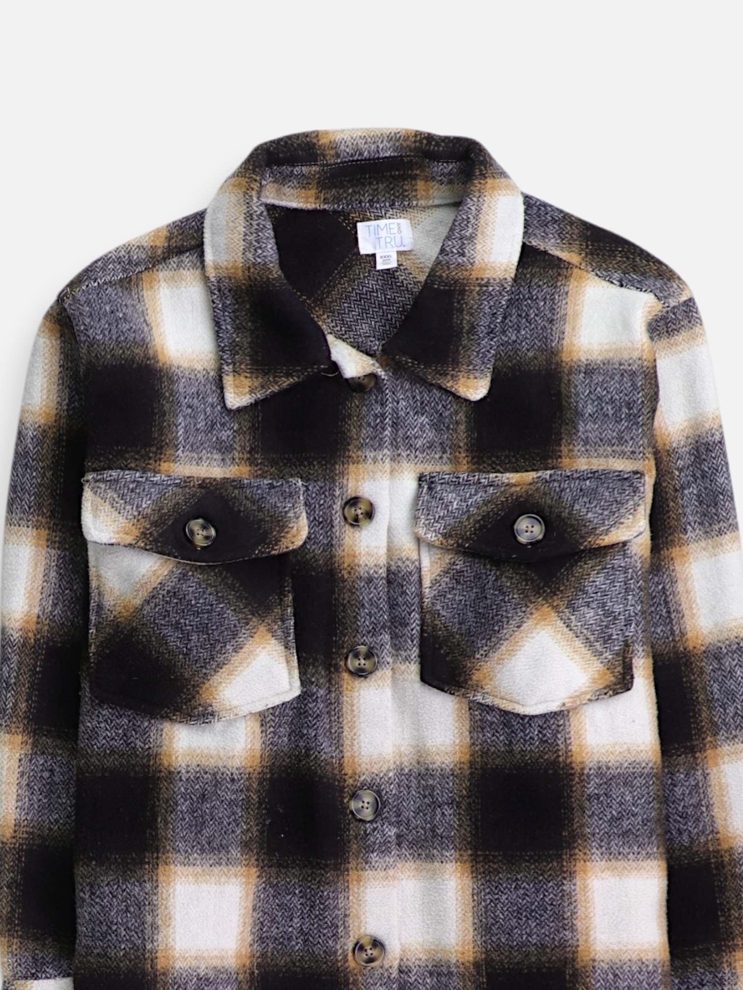 TIME THRU Chaqueta Sobrecamisa Plaid Types - Mujer - 3XL