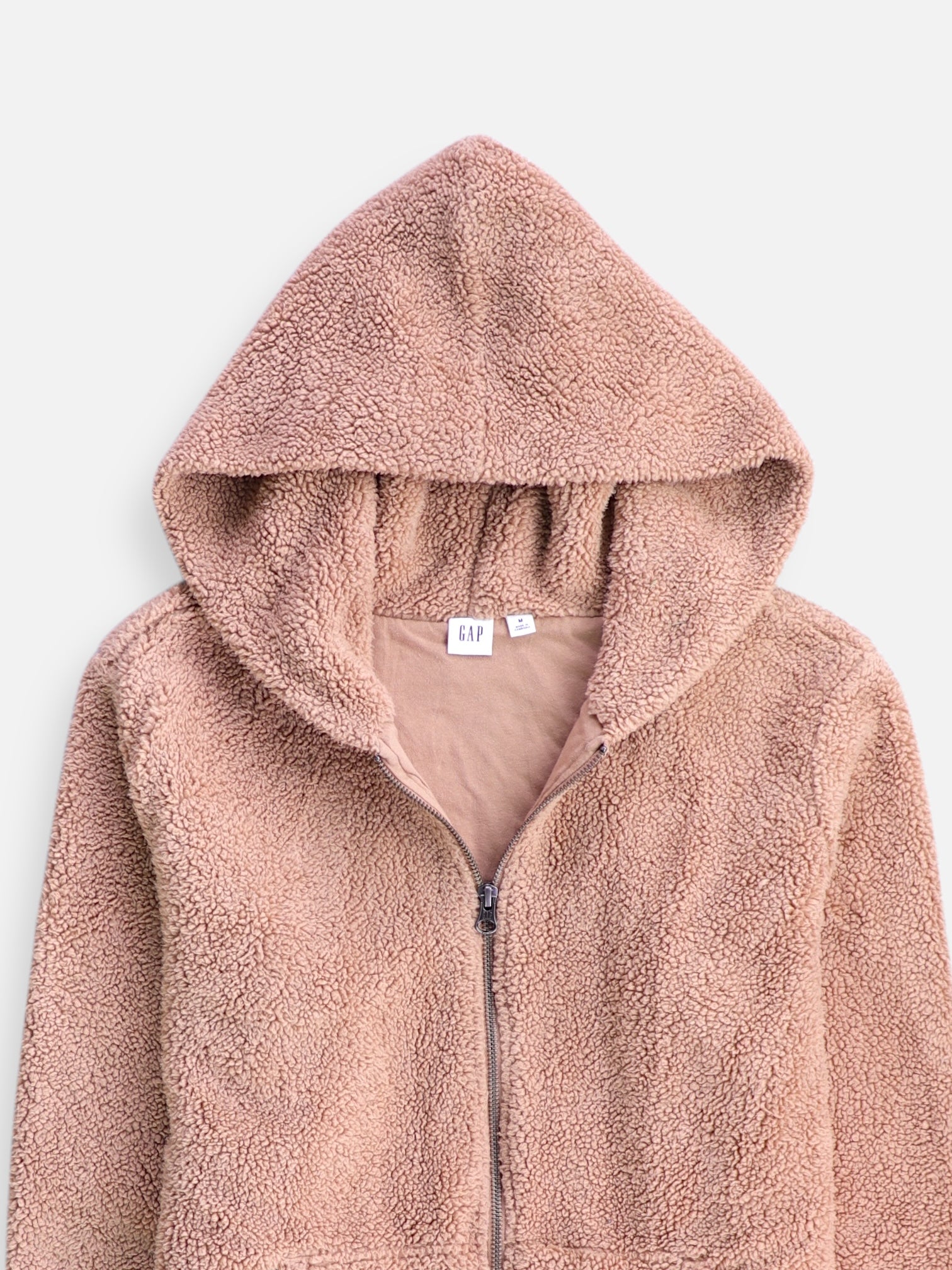 GAP Sudadera Hoodie Teddy - Mujer - Medium