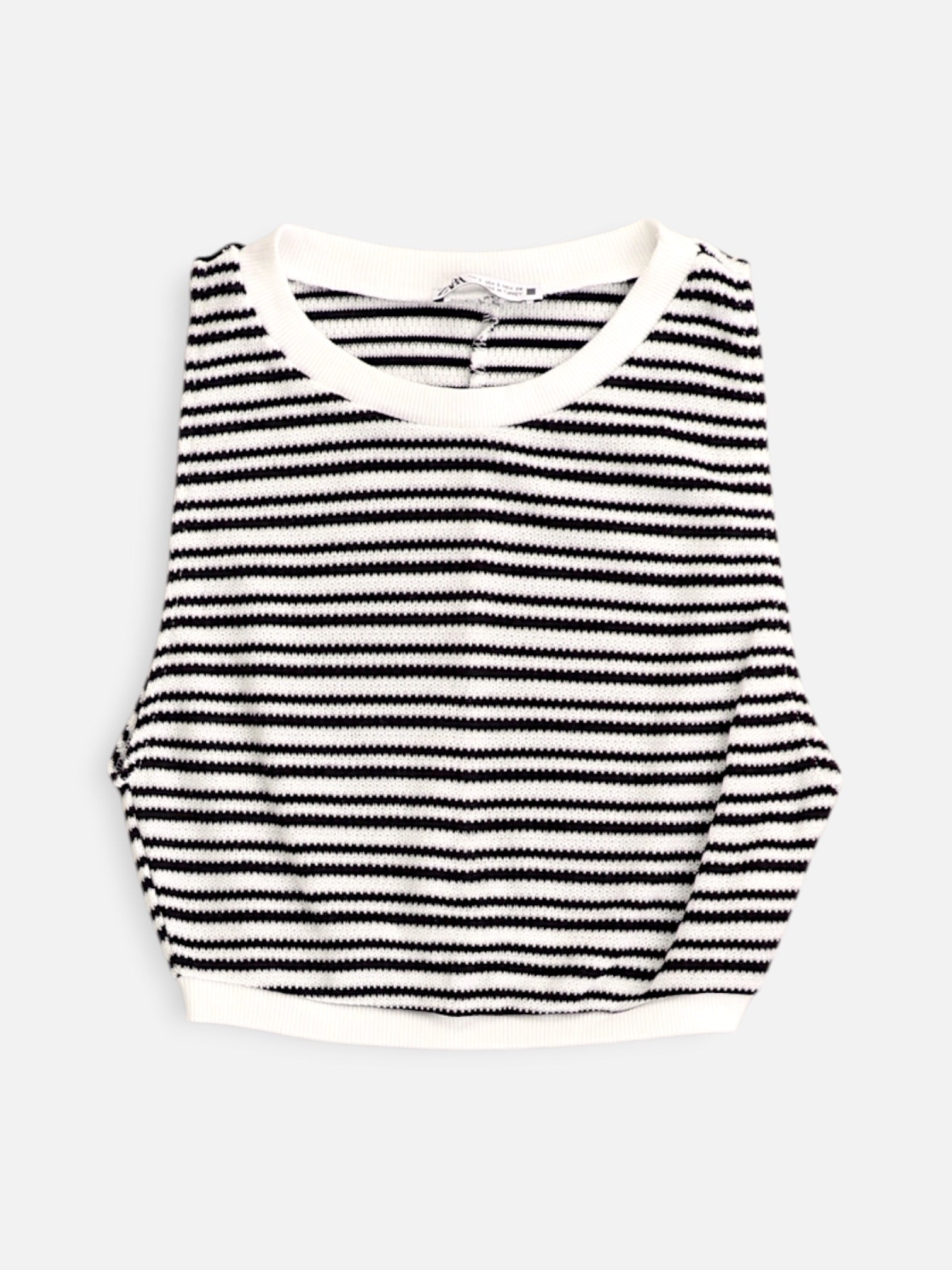 ZARA Blusa Color Block - Mujer - Small