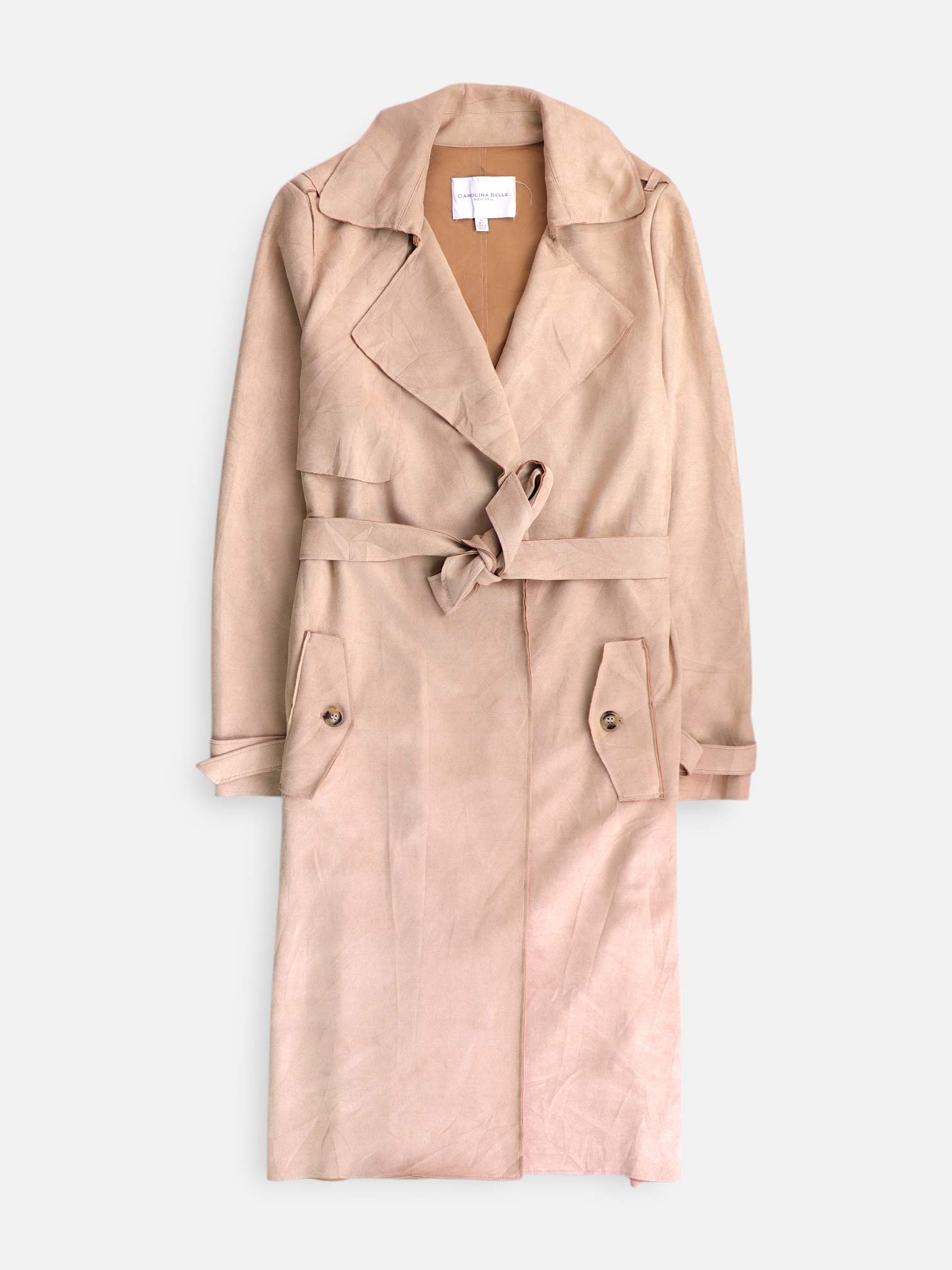 Abrigo Trench Coat Casual - Mujer - Medium