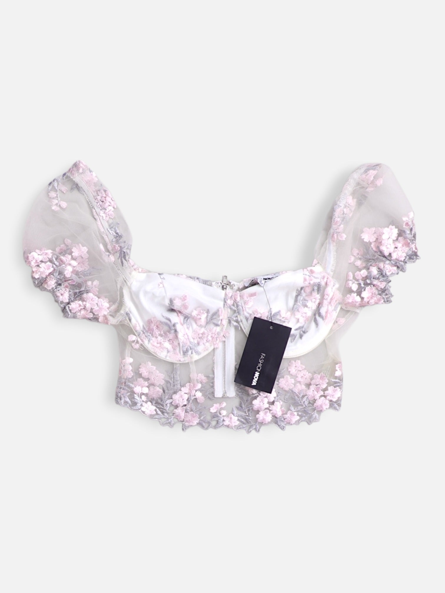 Fashionnova Blusa Crop Top - Mujer - Small
