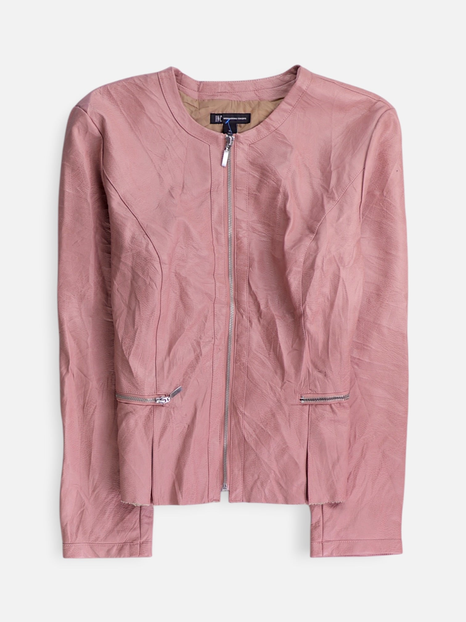 I.N.C Chaqueta Casual Cuero - Mujer - XL