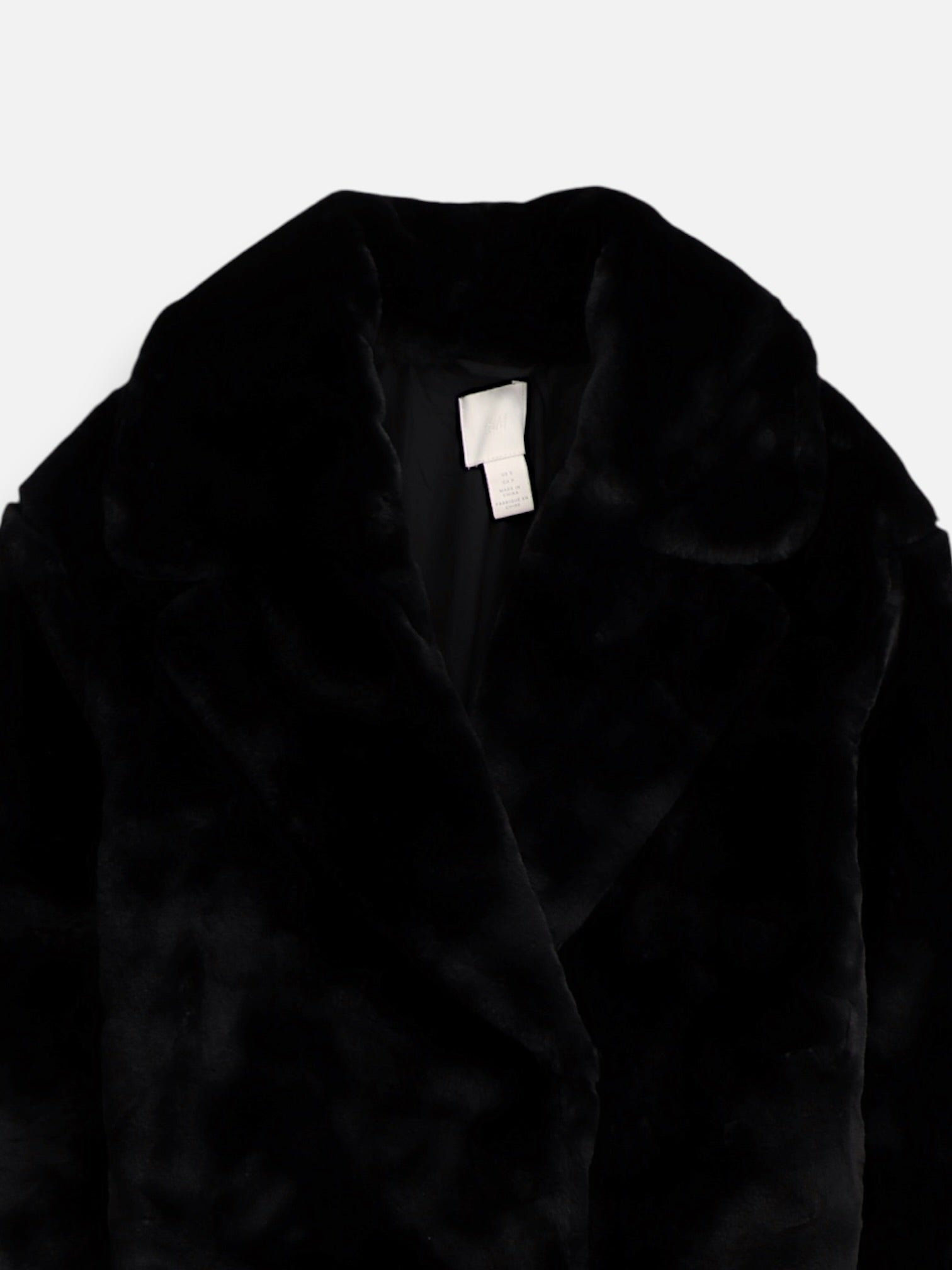 H&M Abrigo Casual Teddy - Mujer - Small