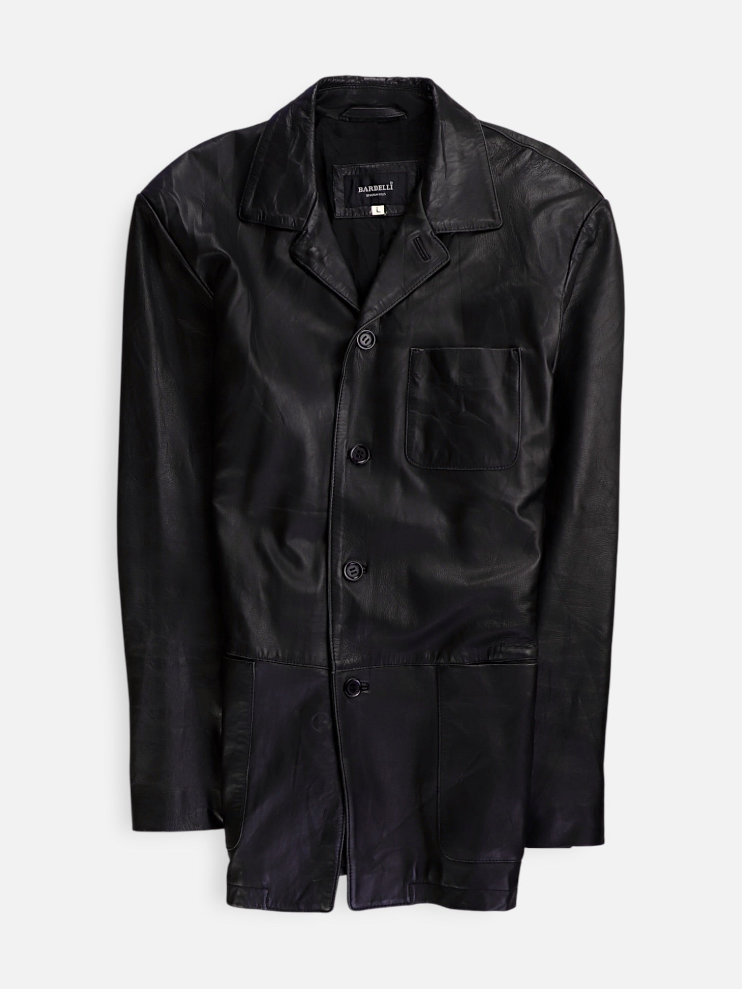 Chaqueta Casual Cuero - Hombre - Large