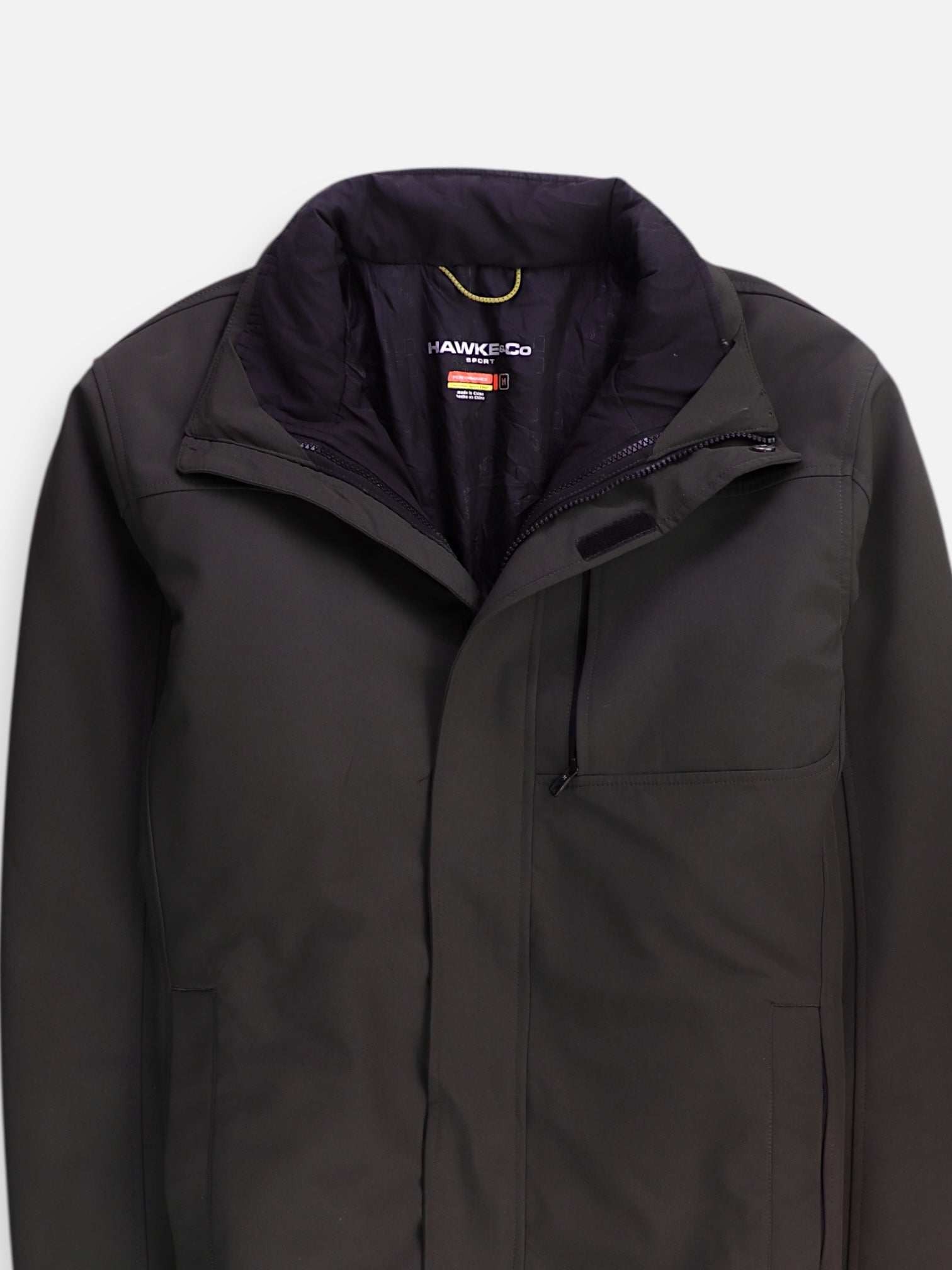 HAWKE&CO Chaqueta Impermeable Fleece - Hombre - Medium