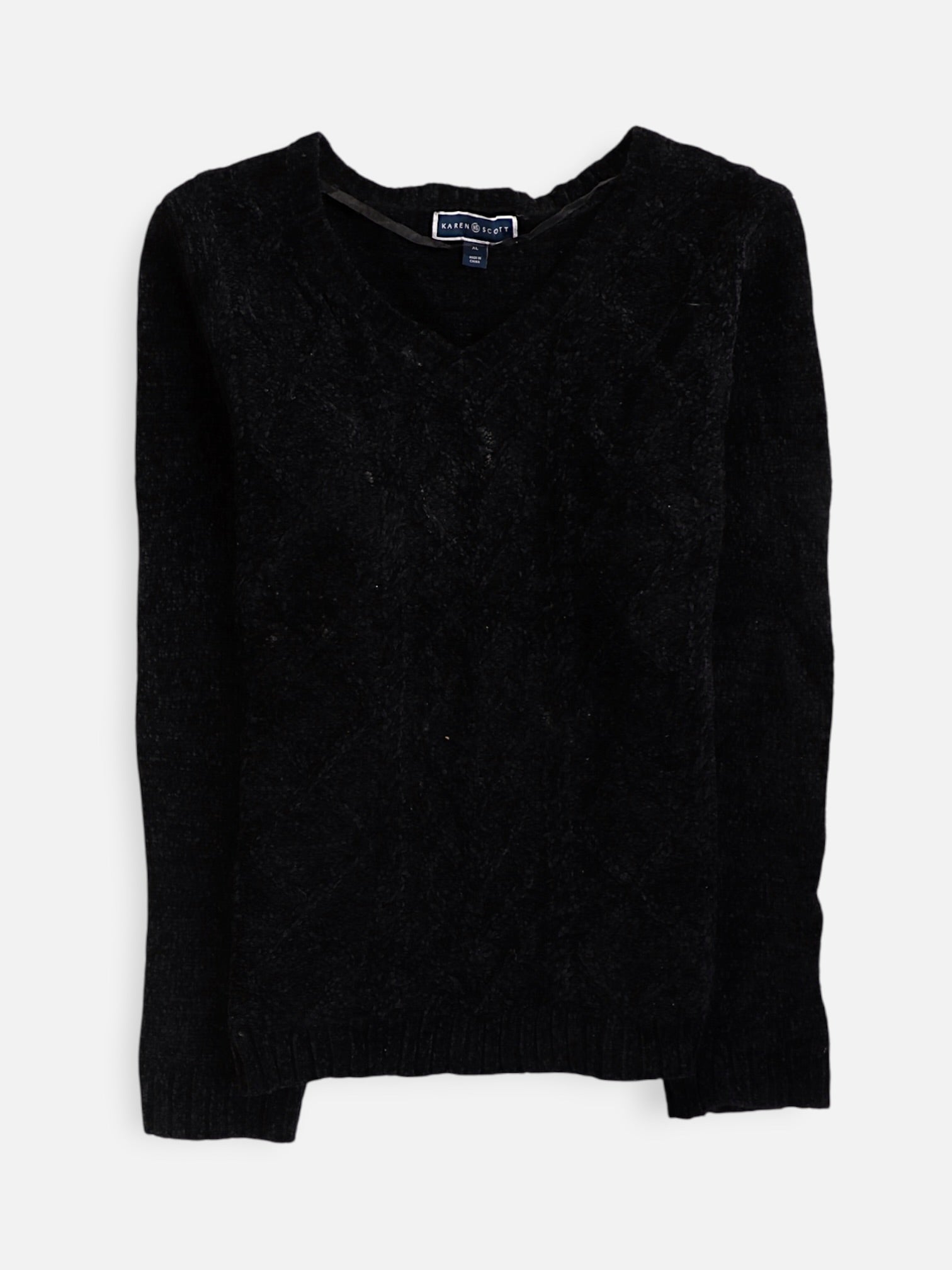 KAREN SCOTT Sueter Knit Casual - Mujer - XL