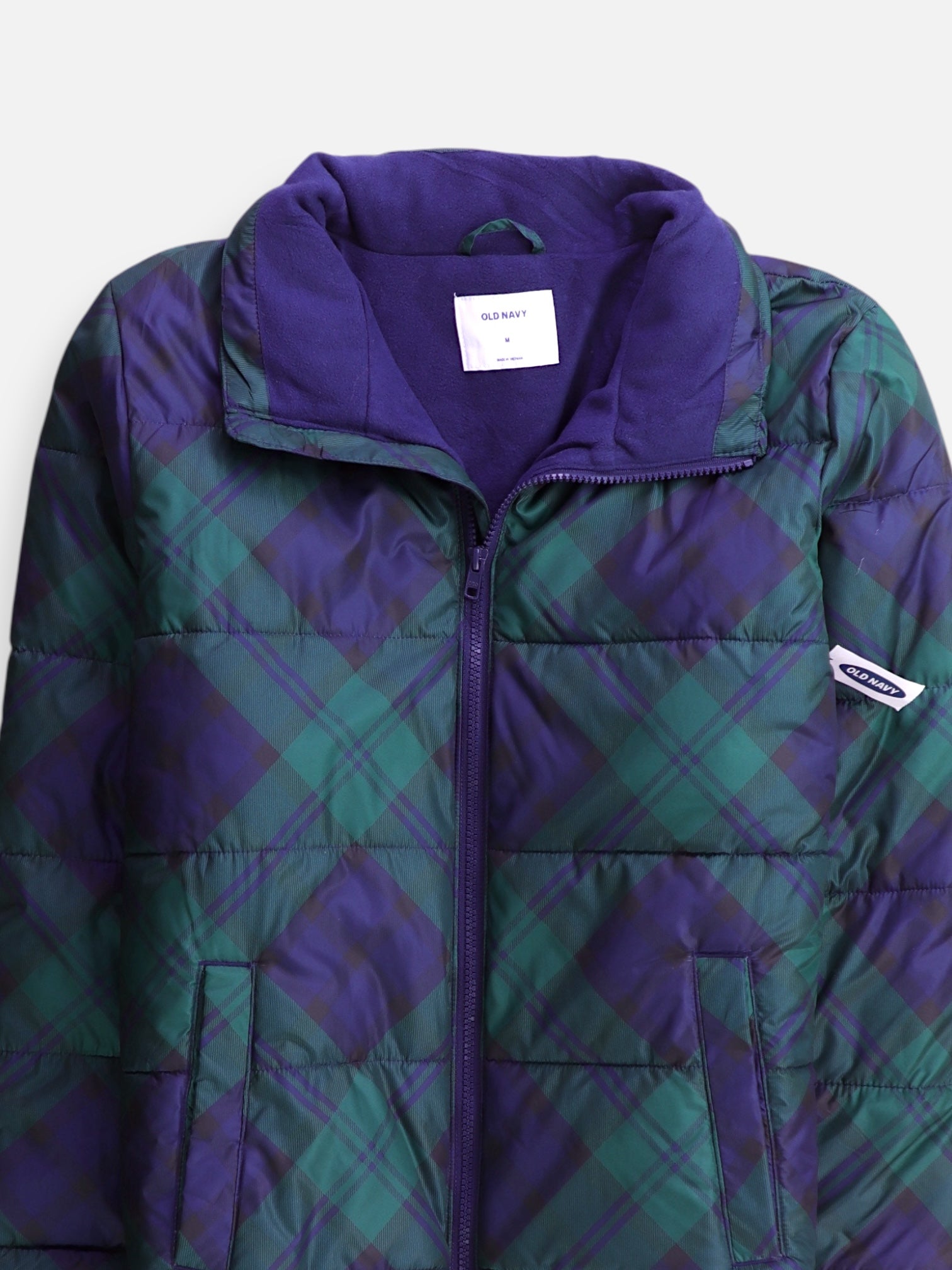Old Navy Chaqueta Puffer Impermeable - Hombre - Medium